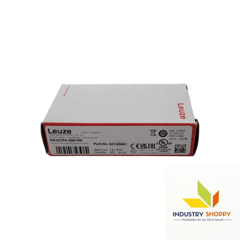 Leuze RK3C/4P-200-M8 Photoelectric Sensor