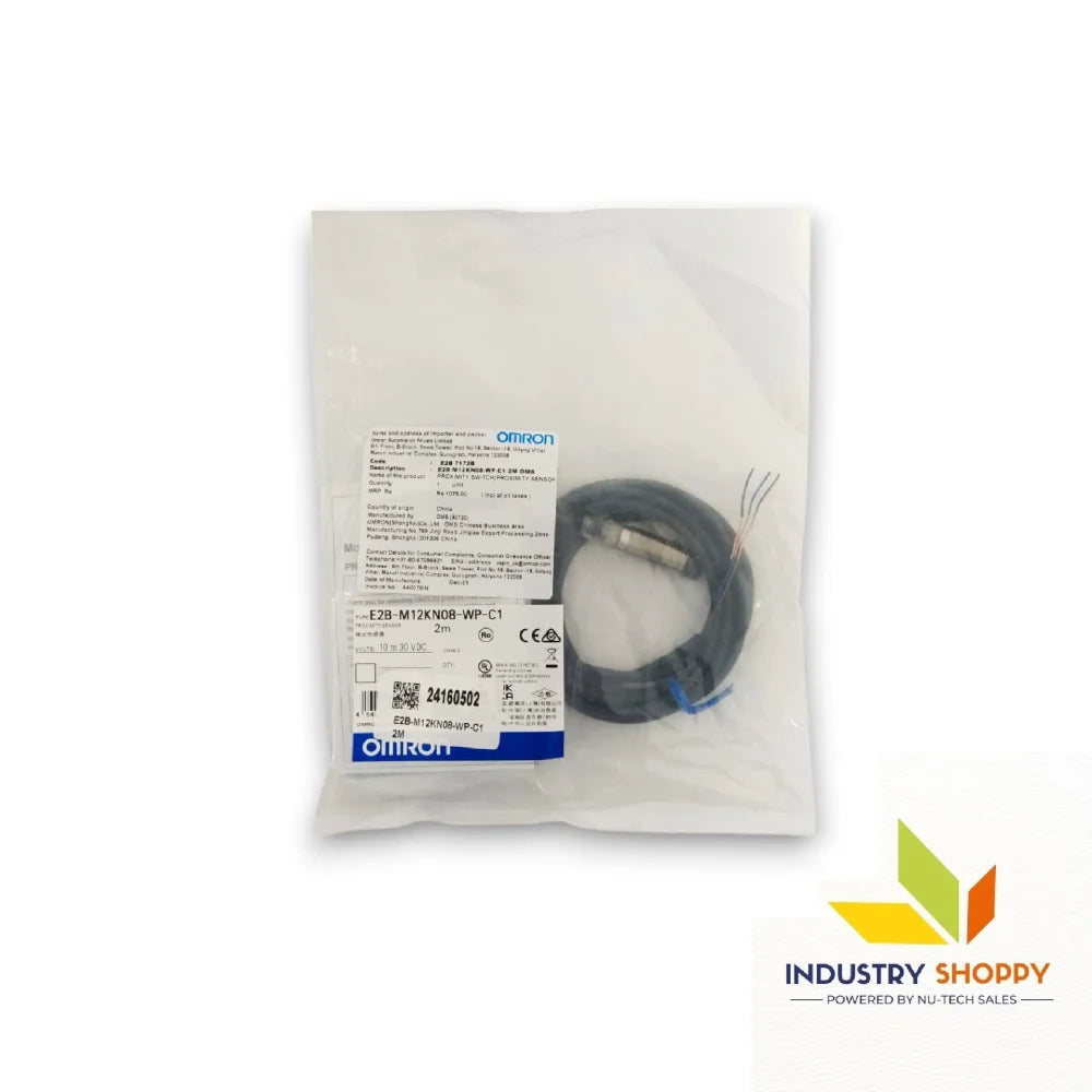Omron E2B-M12KN08-WP-C1 2M Proximity Sensor
