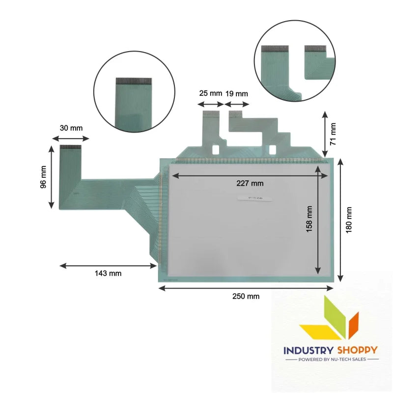 Touch Screen for Mitsubishi GT1175-VNBA HMI Panel