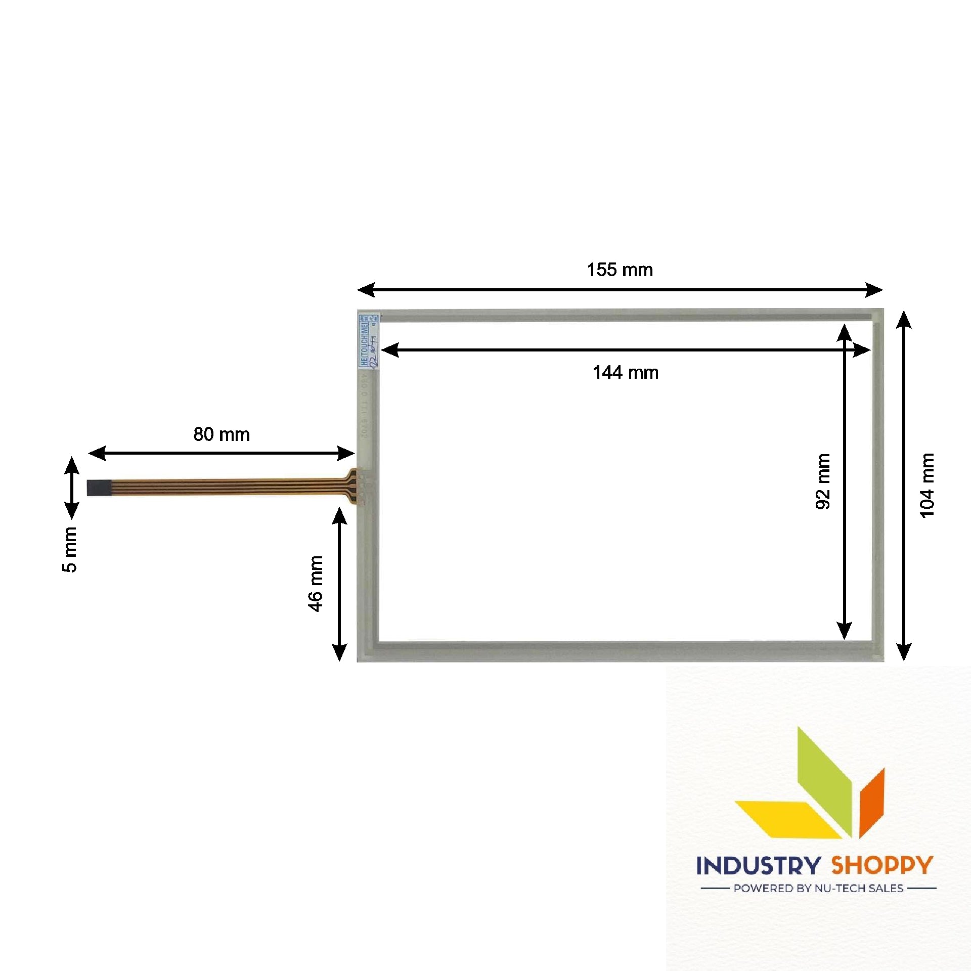 New 1301-480 CTTI Touch Screen