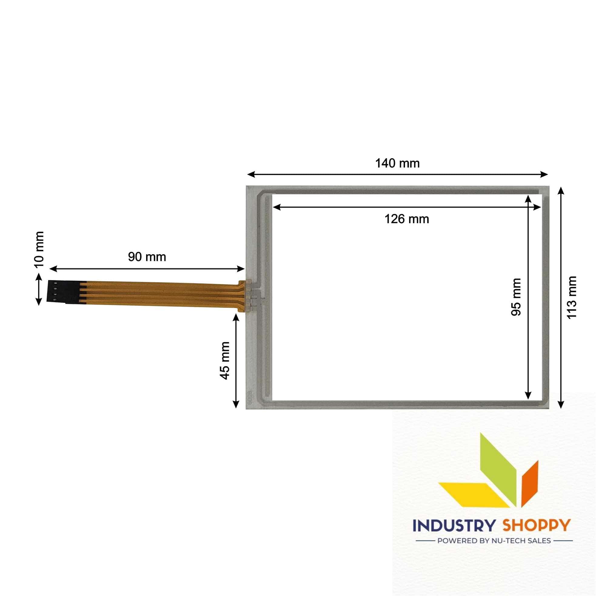 New Touch Screen for B&R 4PP065.057-B00 HMI Operator Panel