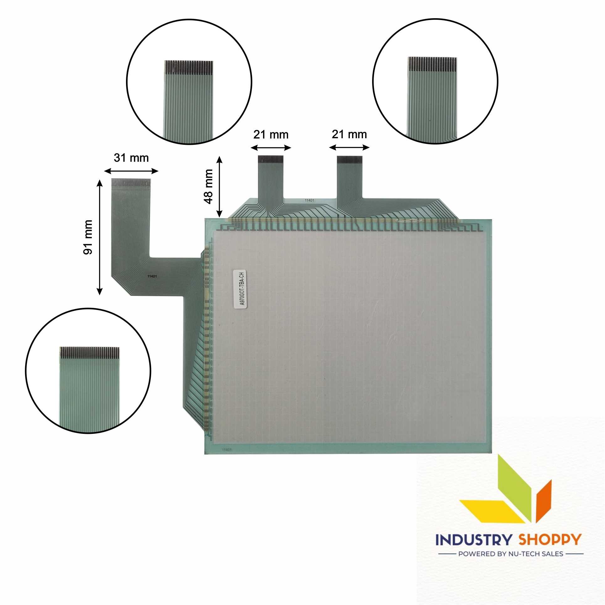 New Touch Screen for Mitsubishi A970GOT-TBA-CH HMI Operator Panel