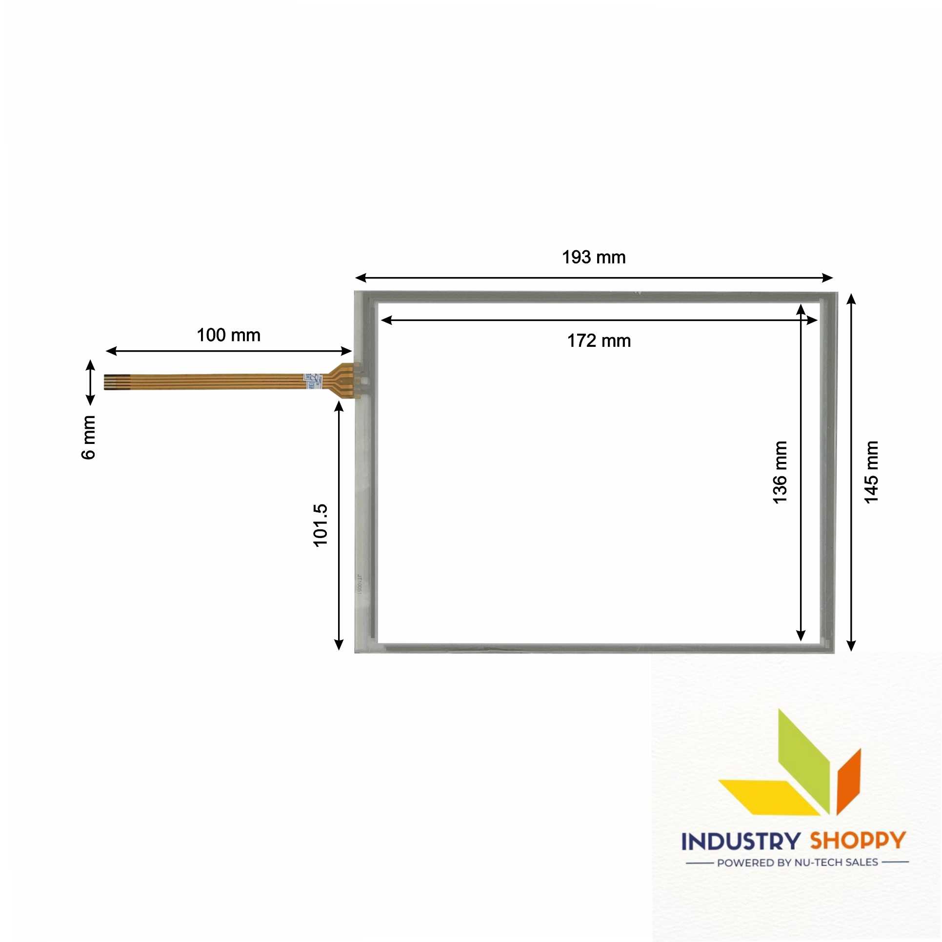 New Compatible AST-084A Touch Screen