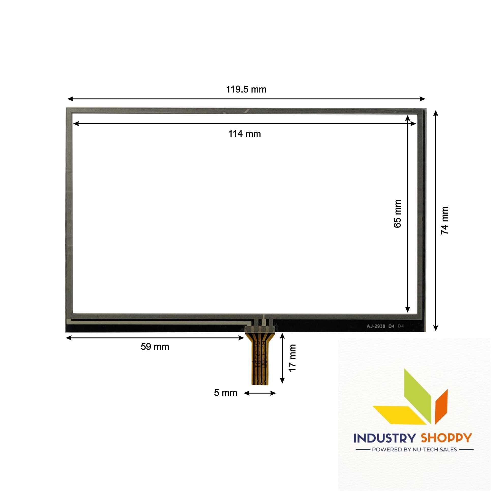 New AT050TN33-V.1 Touch Screen