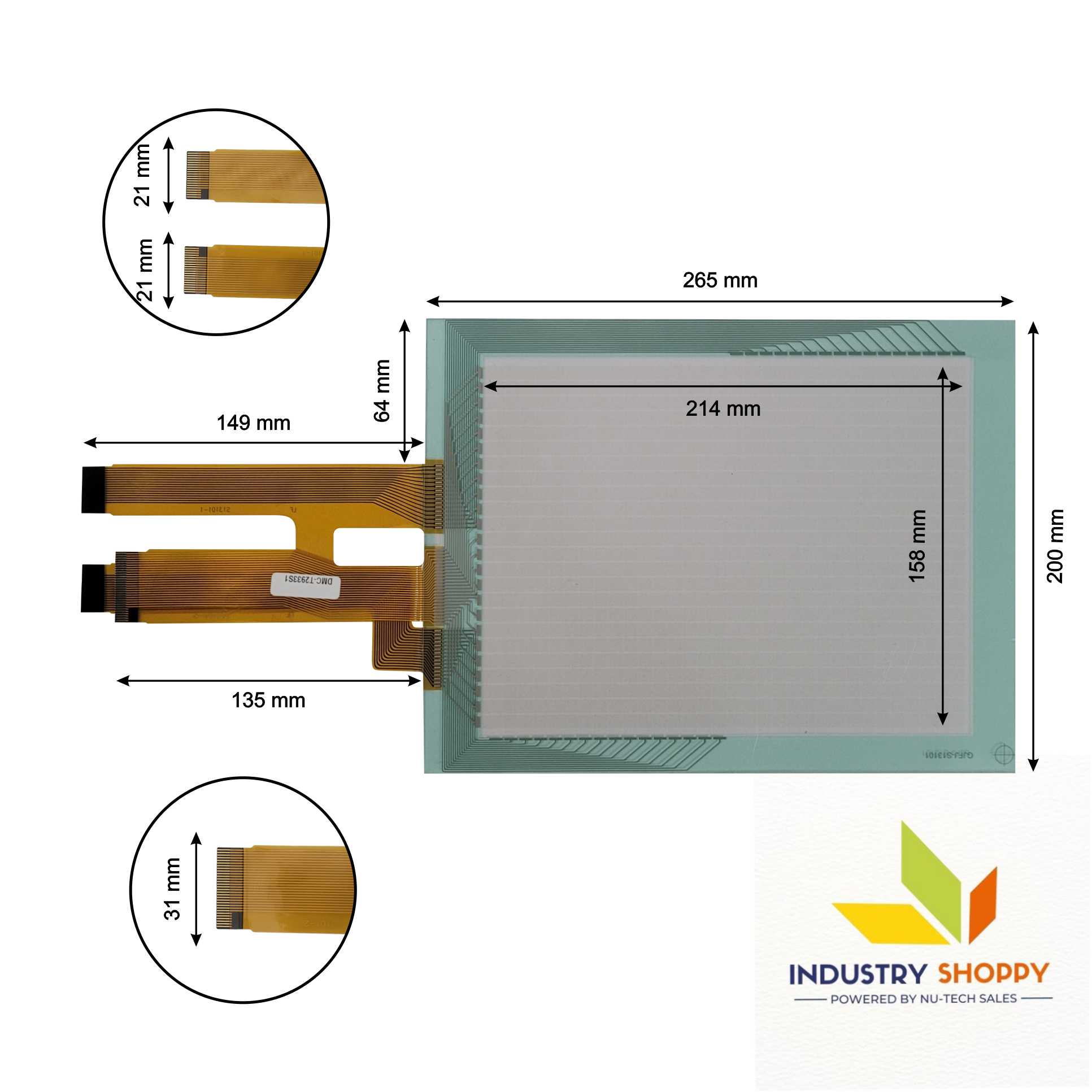 New DMC - T2933S1 Touch Screen