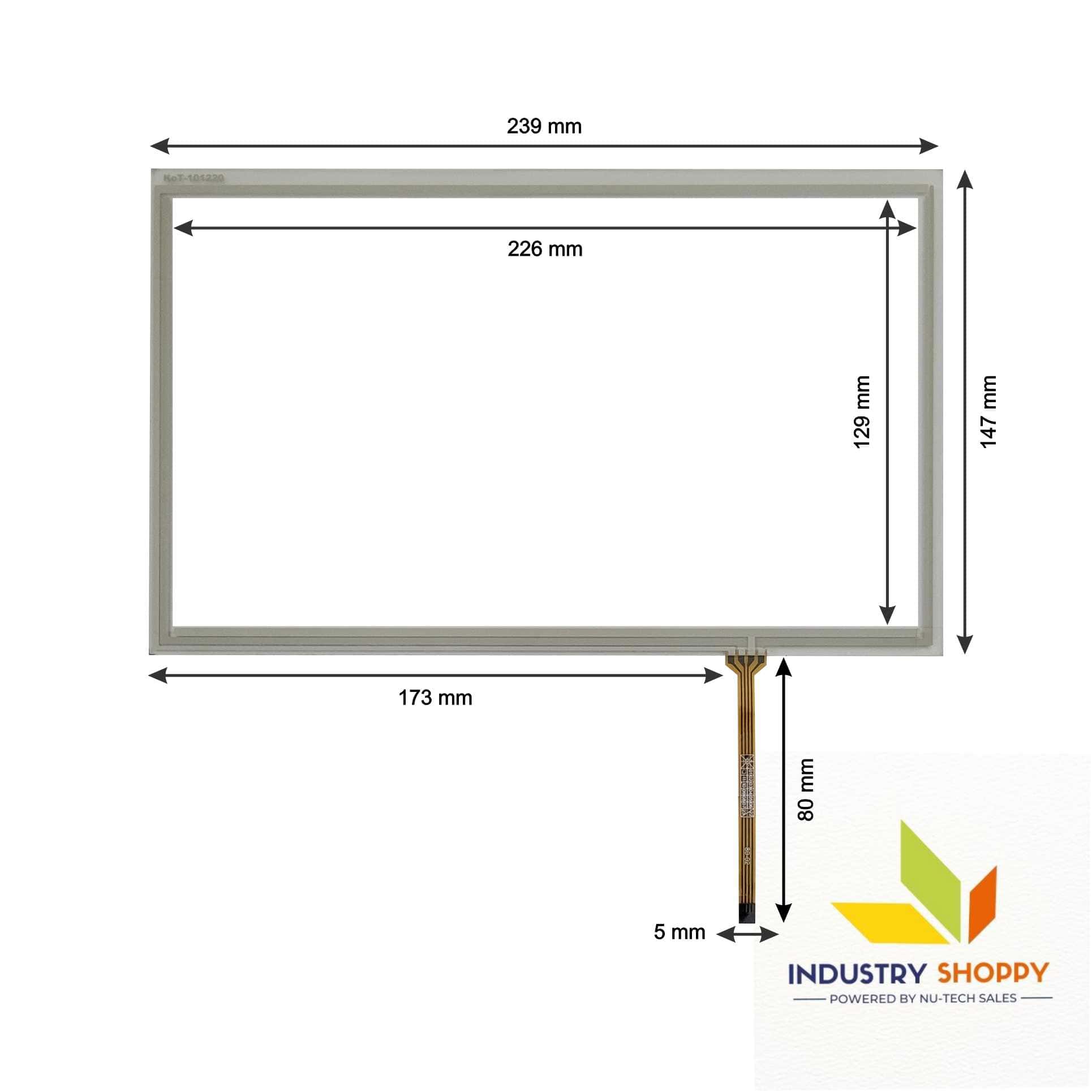 New Touch Screen for Delta DOP-110WS HMI Operator Panel