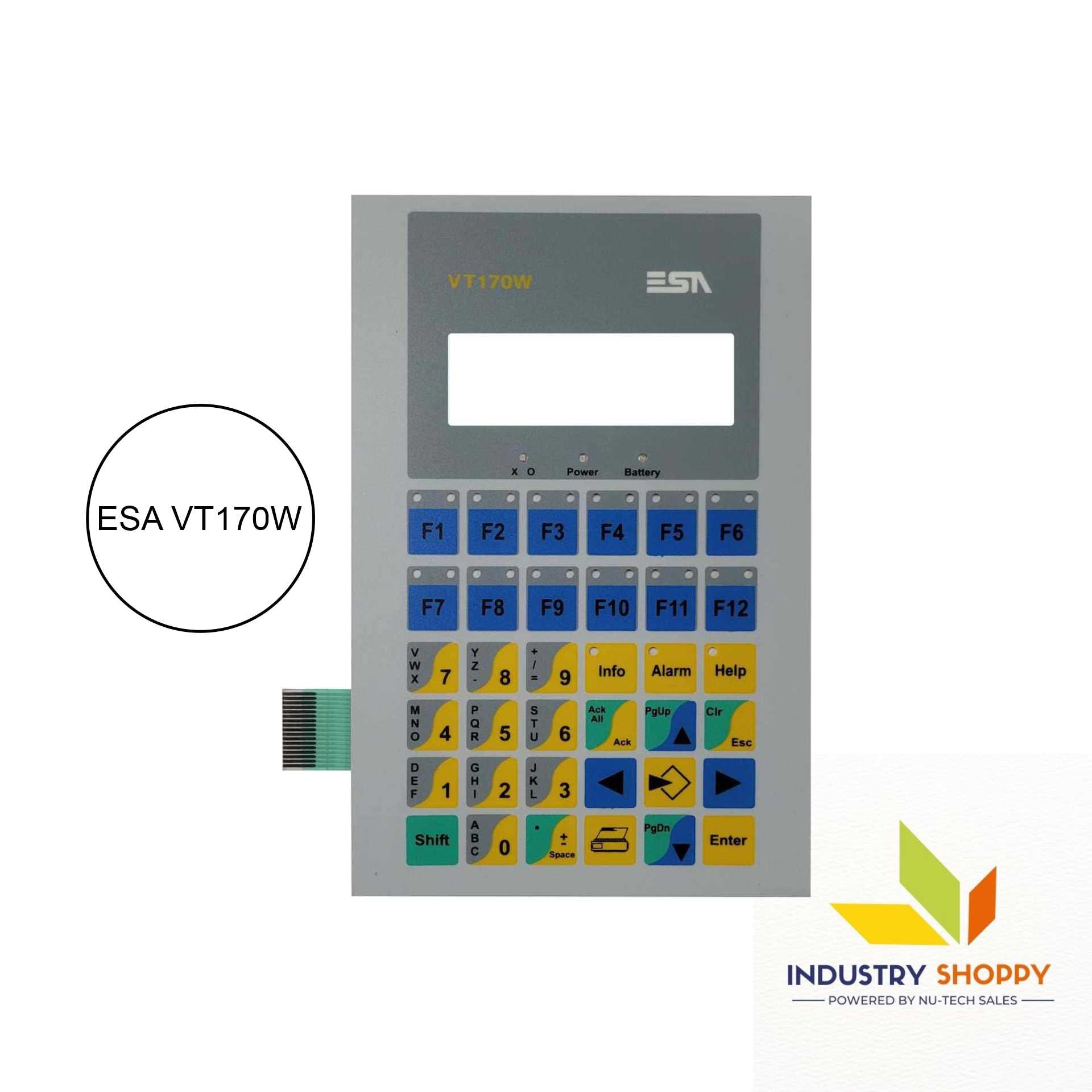 New Keypad for ESA VT170W Membrane Type