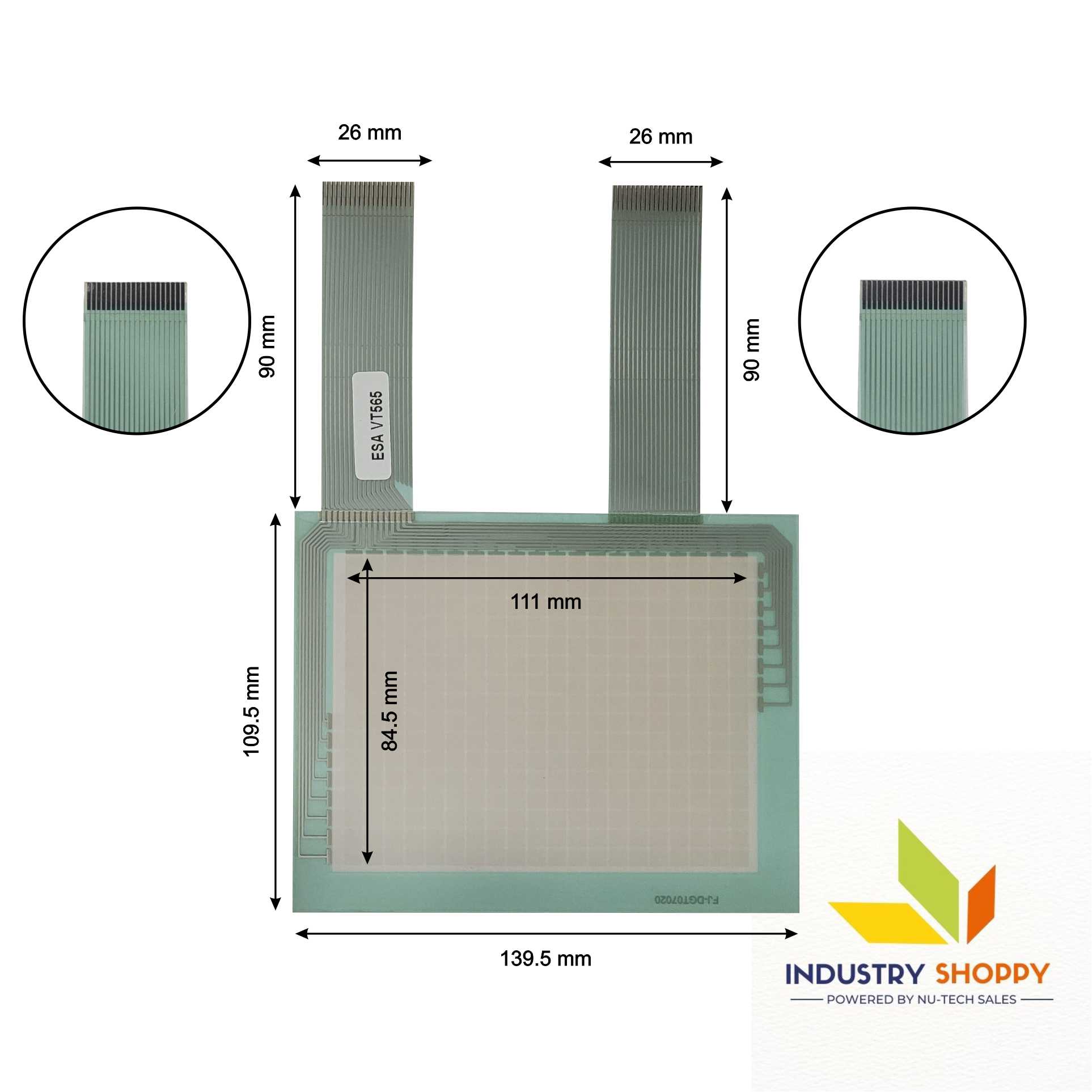 New Touch Screen for ESA VT565 HMI Operator Panel