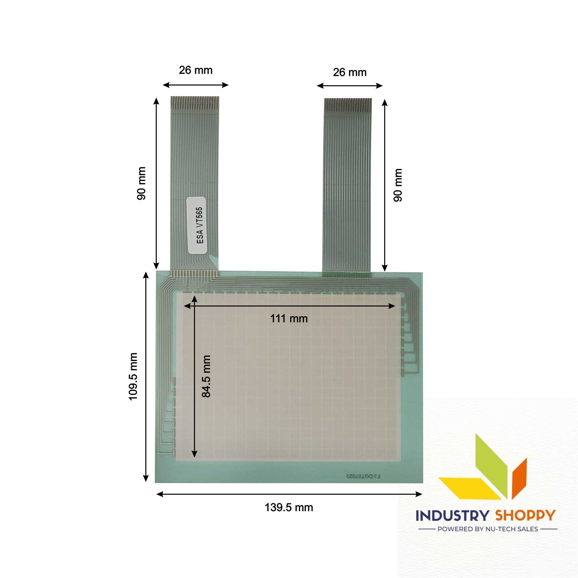 New Touch Screen for ESA VT565 HMI Operator Panel