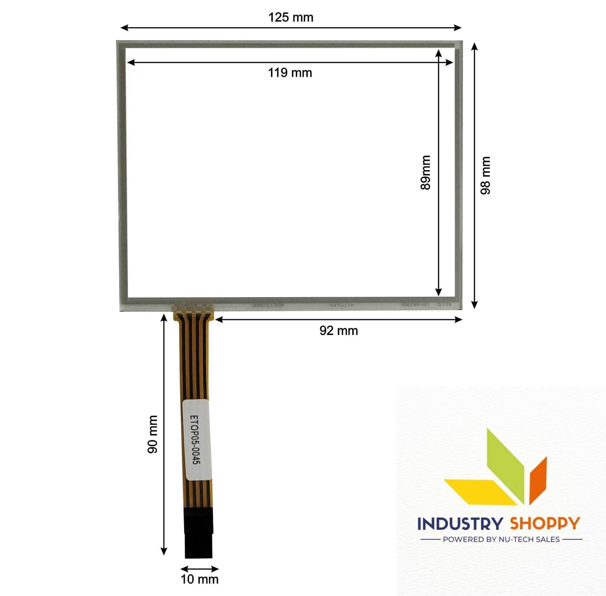 New Touch Screen for UNIOP ETOP05-0045 HMI Operator Panel