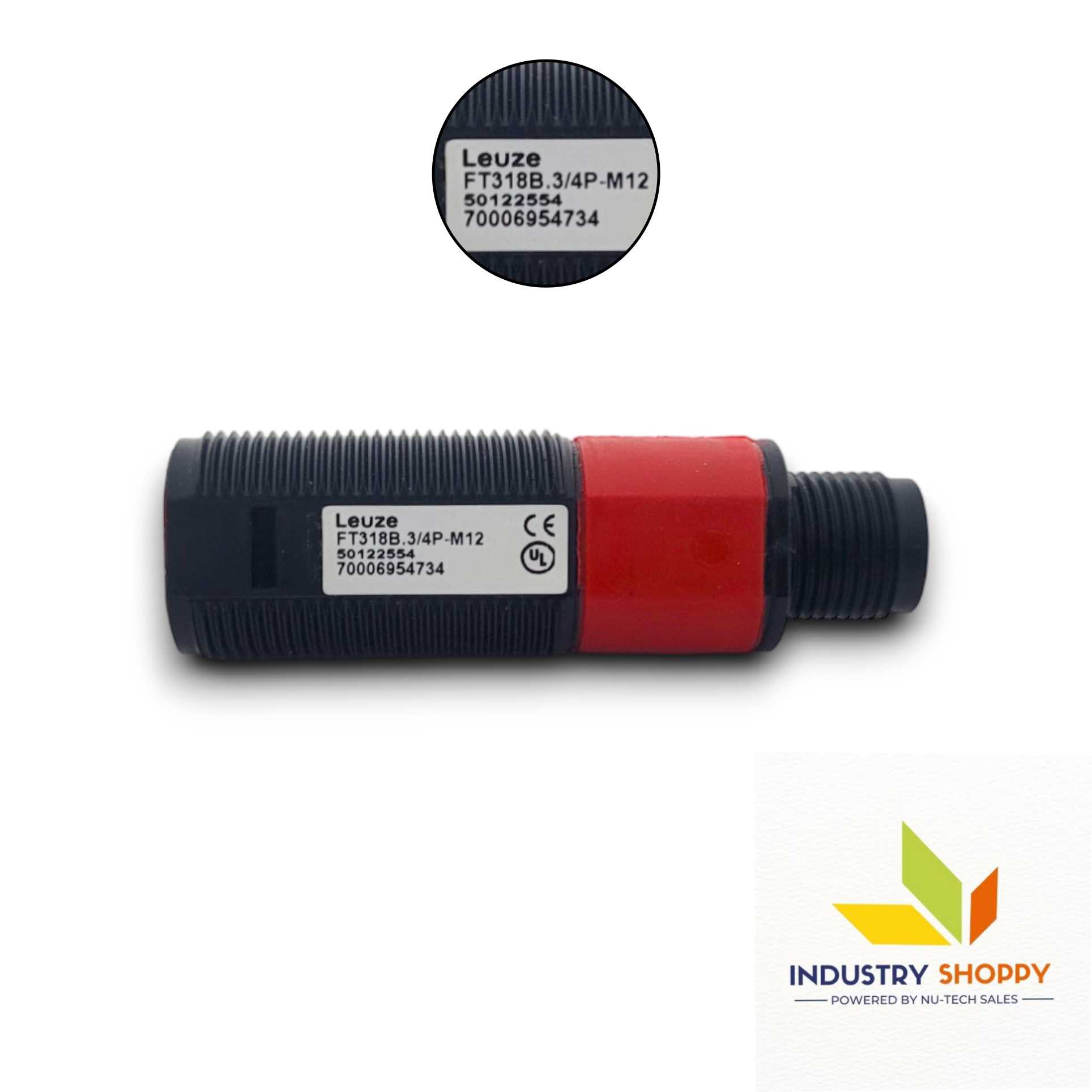 Leuze FT318B.3/4P-M12 Energetic Diffuse Sensor