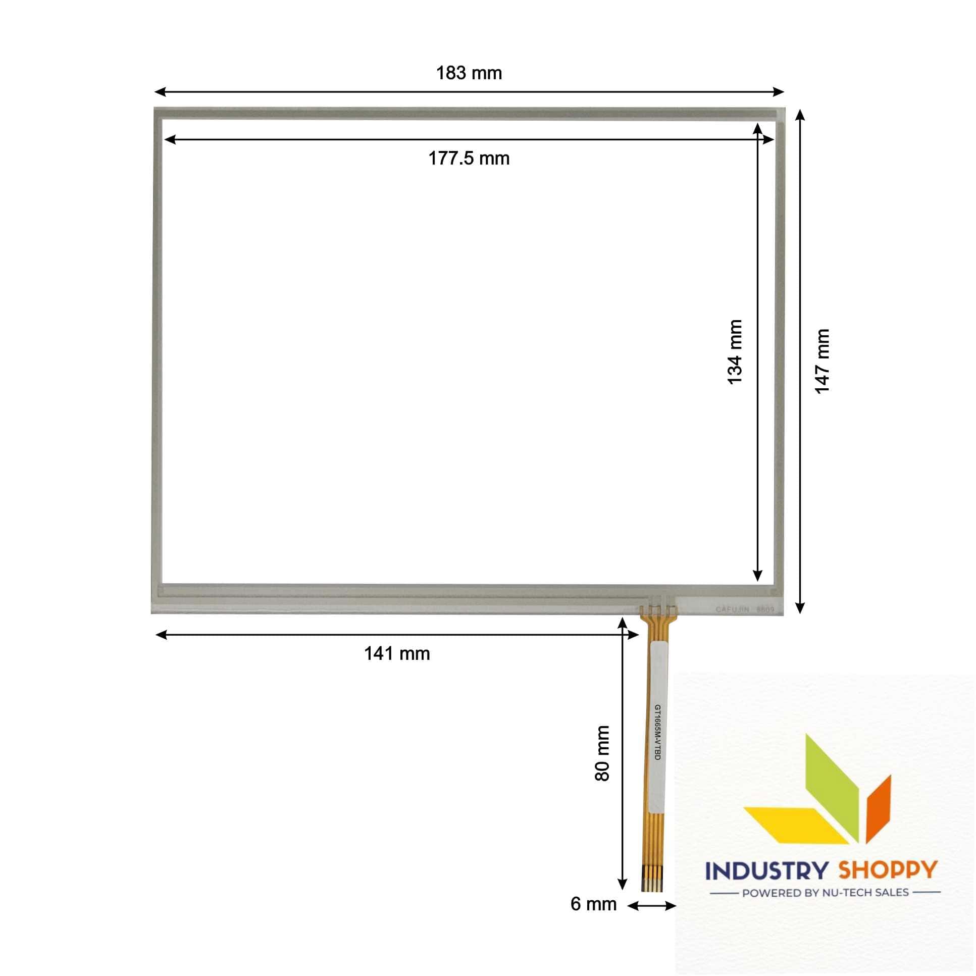 New Touch Screen for Mitsubishi GT1665M-VTBD HMI Operator Panel