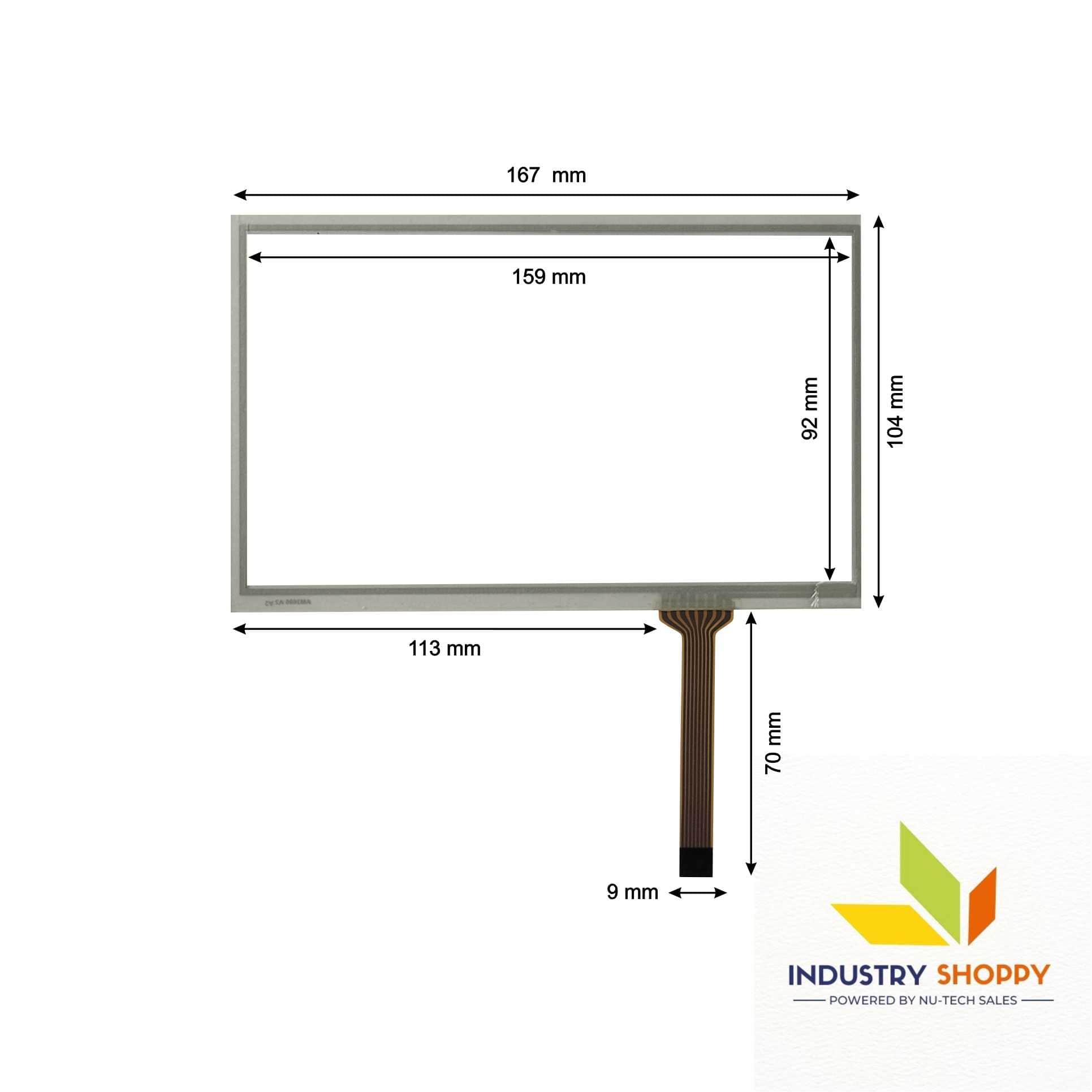 New Touch Screen for Schneider HMIGXU3512 HMI Operator Panel