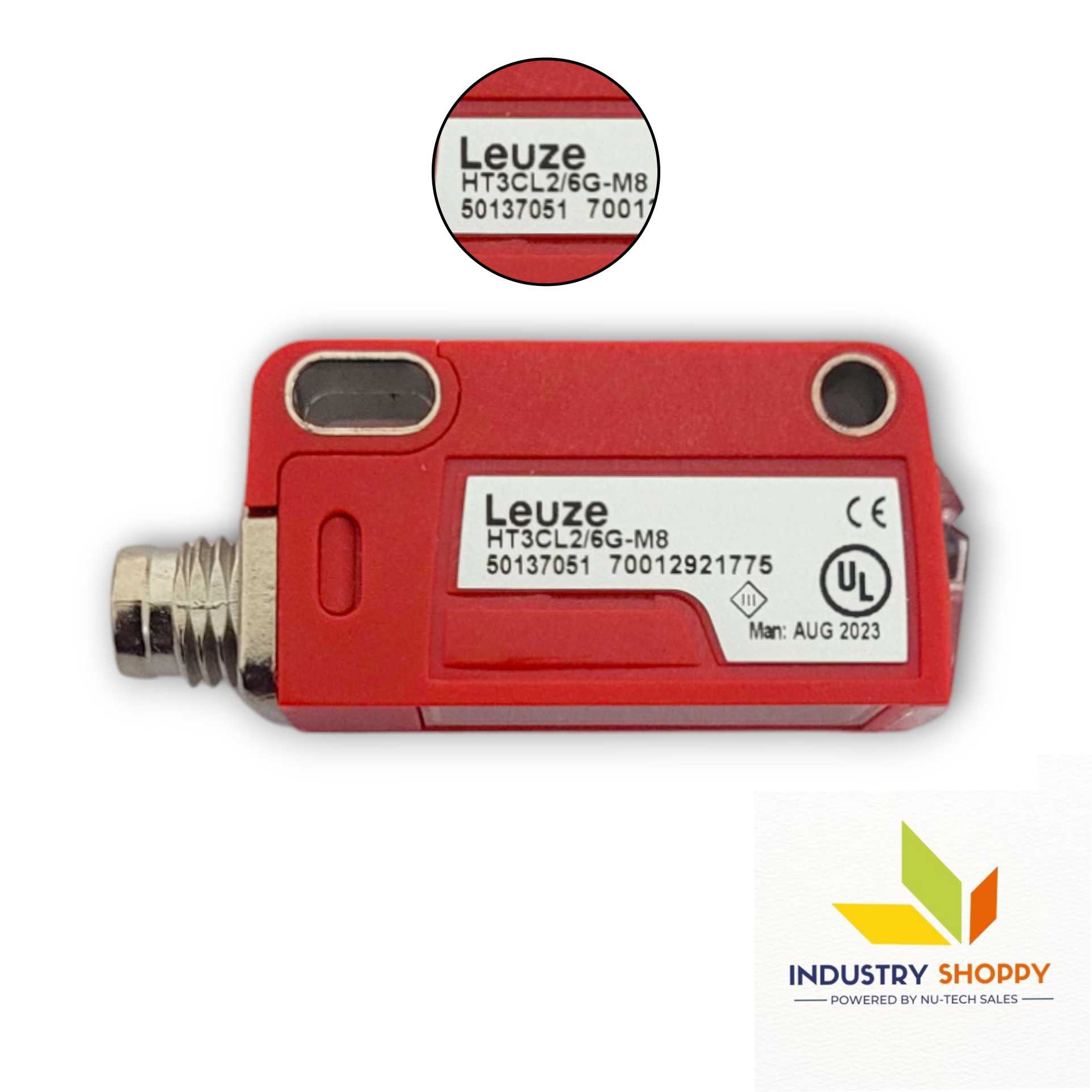 Leuze HT3CL2/6G-M8 Diffuse Sensor with background suppression