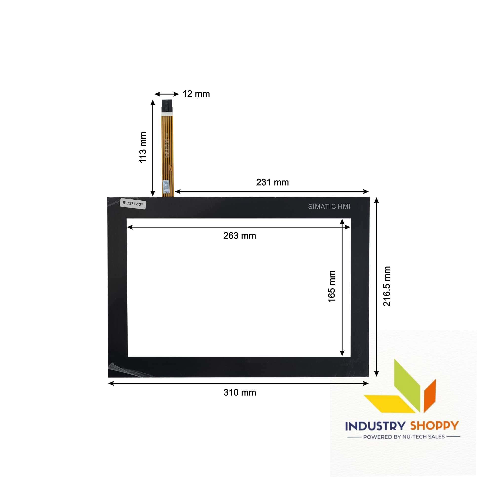 New IPC377-12’’ with Pro-Sticker Touch Screen