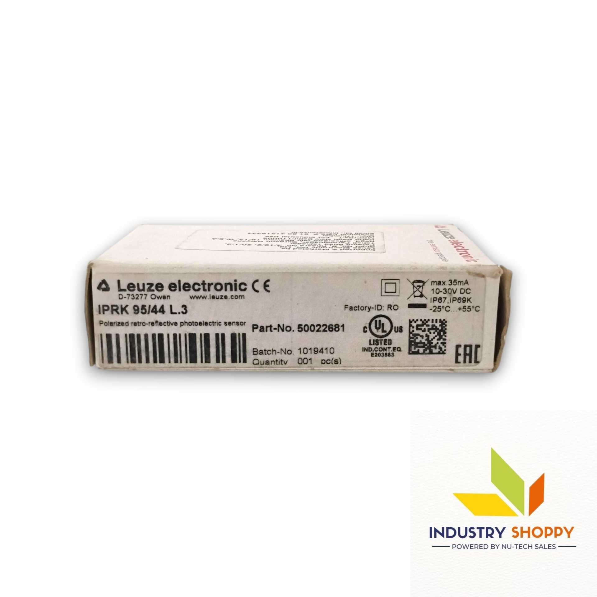 Leuze IPRK95/44 L.3 Photoelectric Sensor