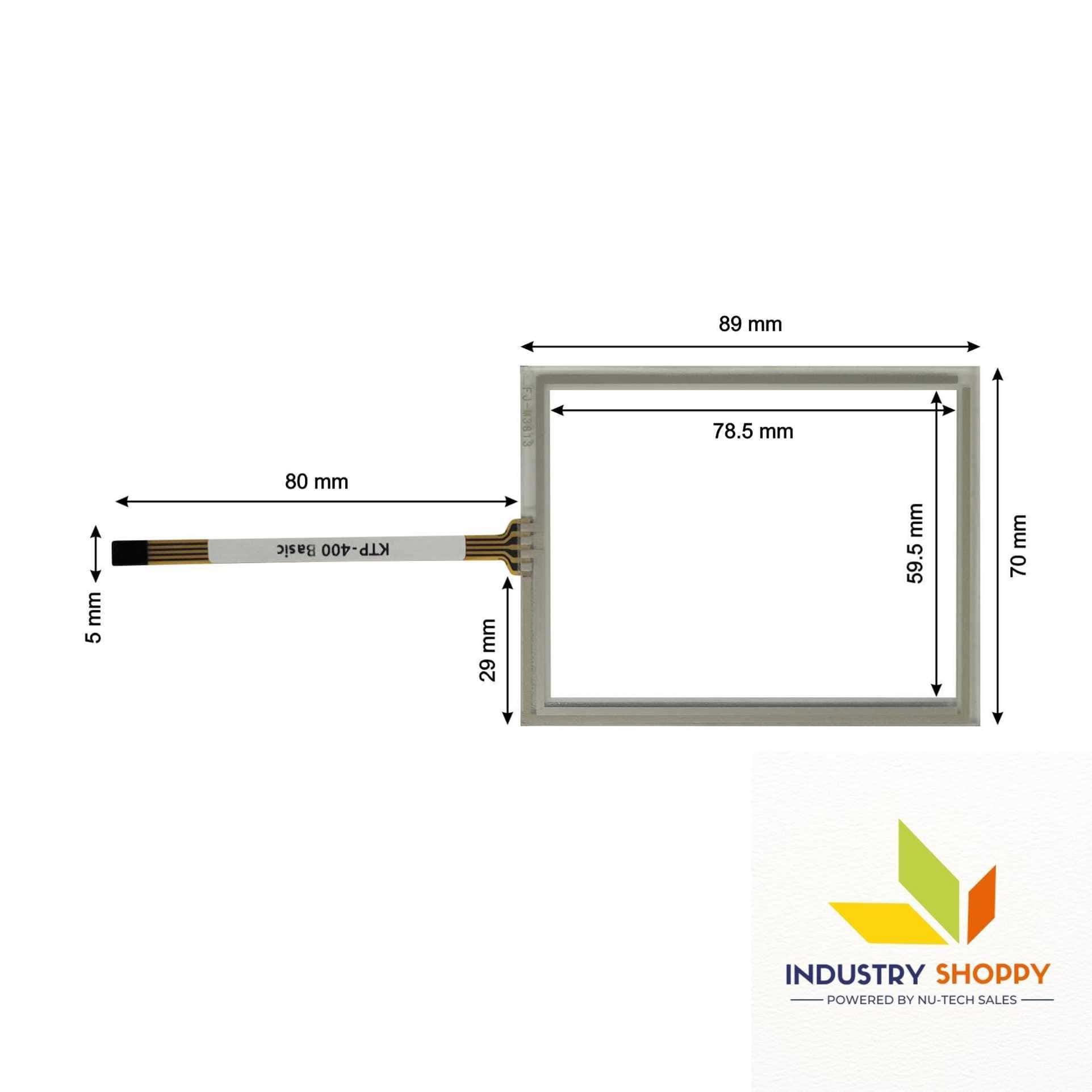 New Touch Screen for Siemens KTP-400 Square HMI Operator Panel