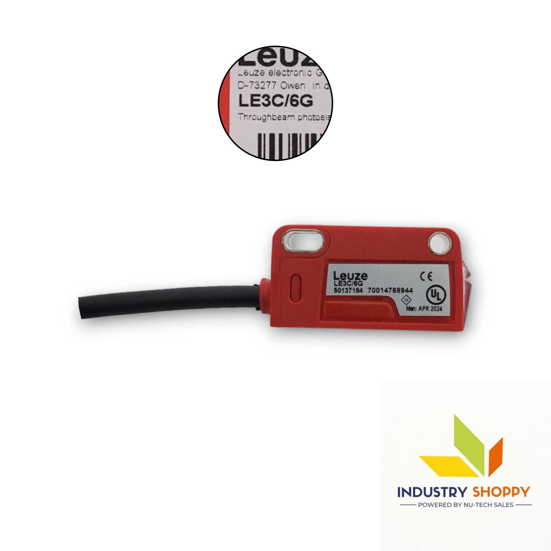 Leuze LE3C/6G Throughbeam Photoelectric Sensor Receiver