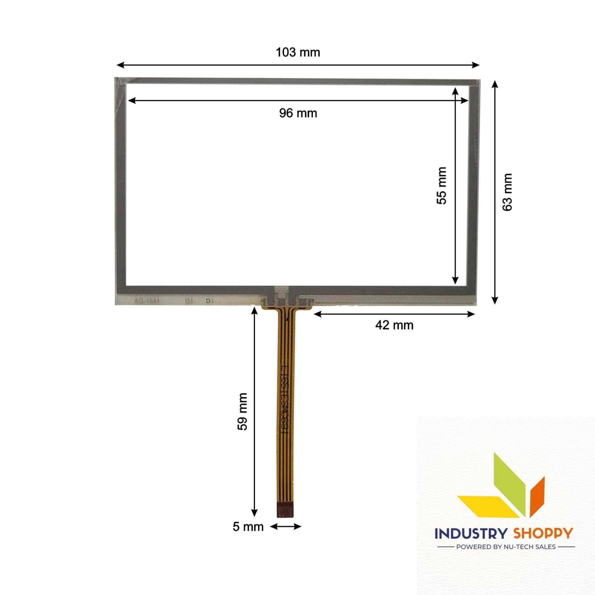 New Touch Screen for Wecon LEVI2043E HMI Operator Panel