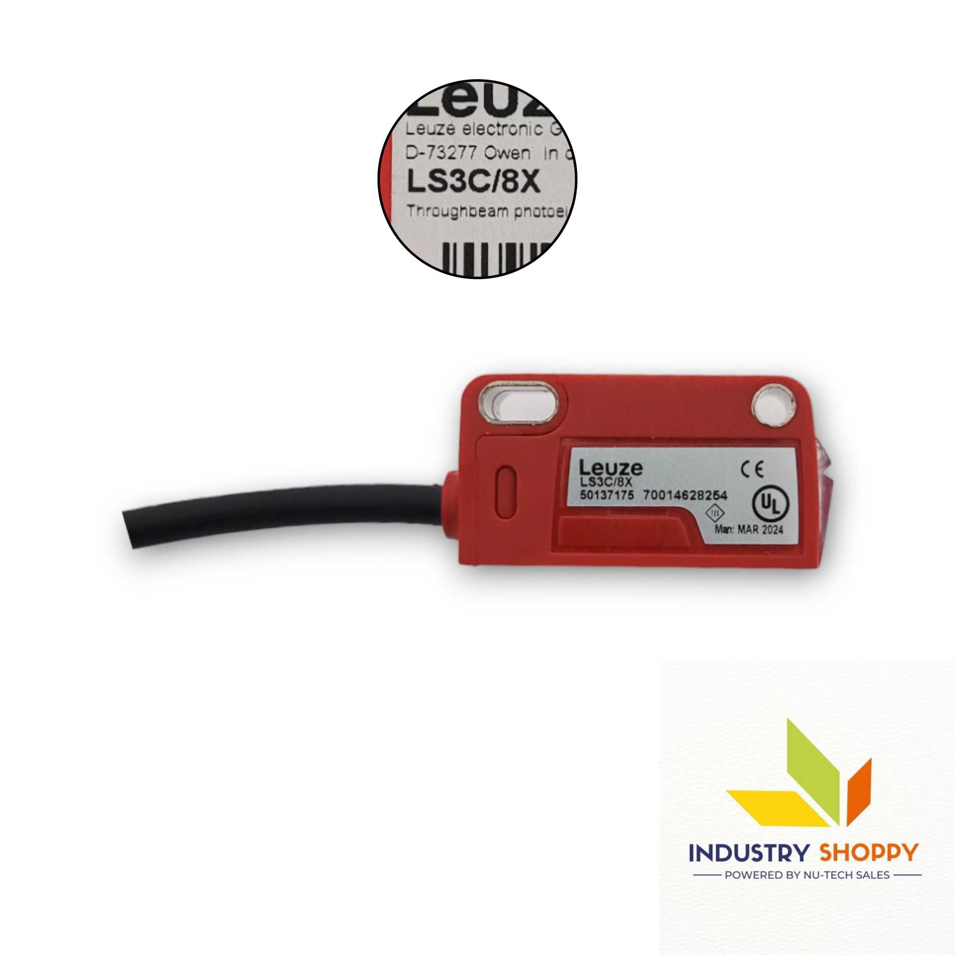 Leuze LS3C/8X Throughbeam Photoelectric Sensor Transmitter