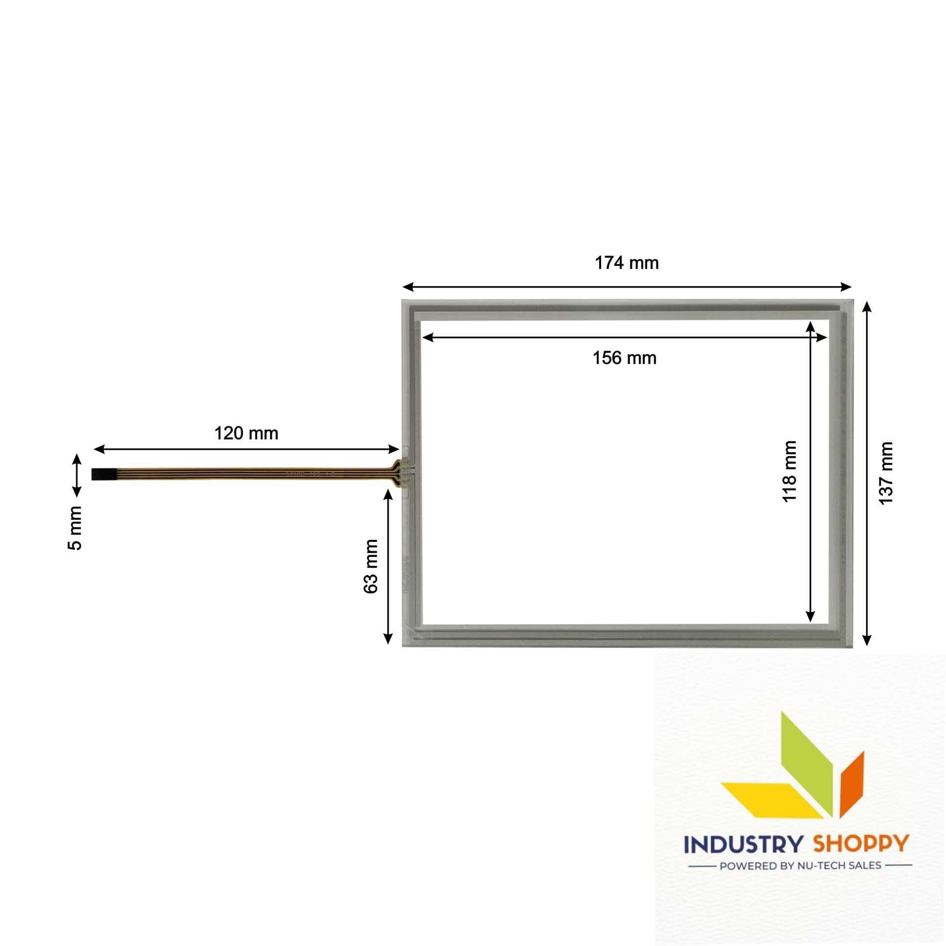 New Touch Screen for Siemens MP277-8 HMI Operator Panel