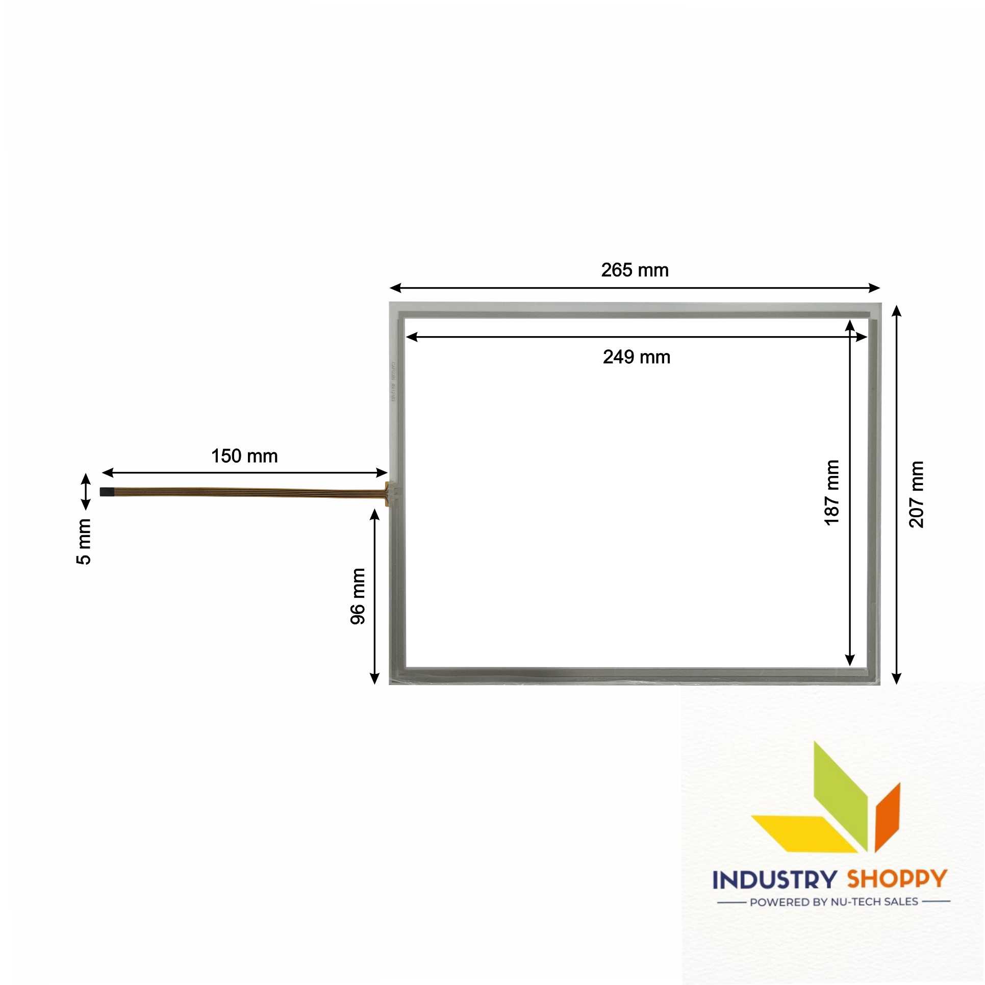 New Touch Screen for Siemens MP370-12 HMI Operator Panel