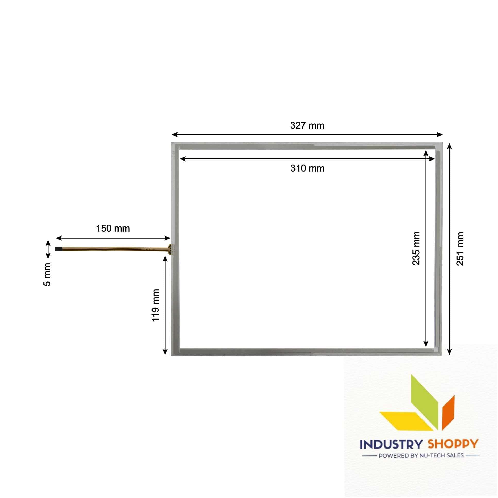 New Touch Screen for Siemens MP370-15 HMI Operator Panel