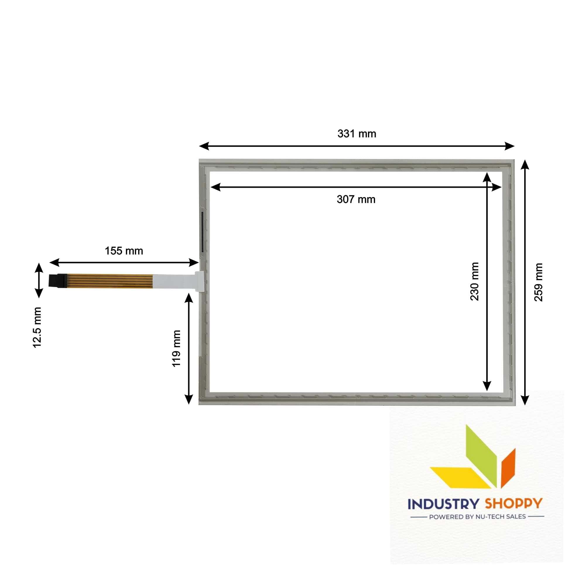 New Touch Screen for Siemens MP377-15 HMI Operator Panel