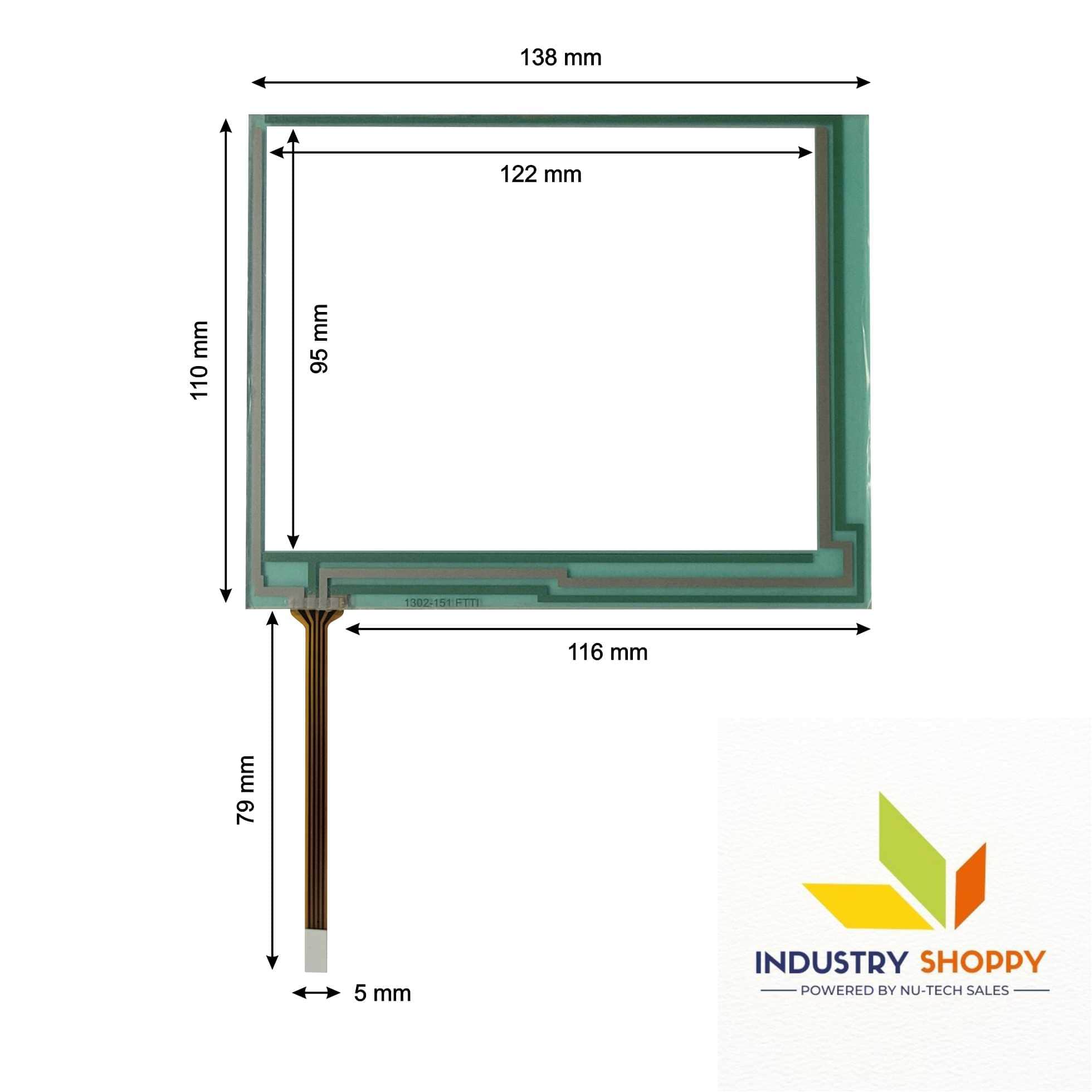 New Touch Screen for Weintek MT6056-IV HMI Operator Panel