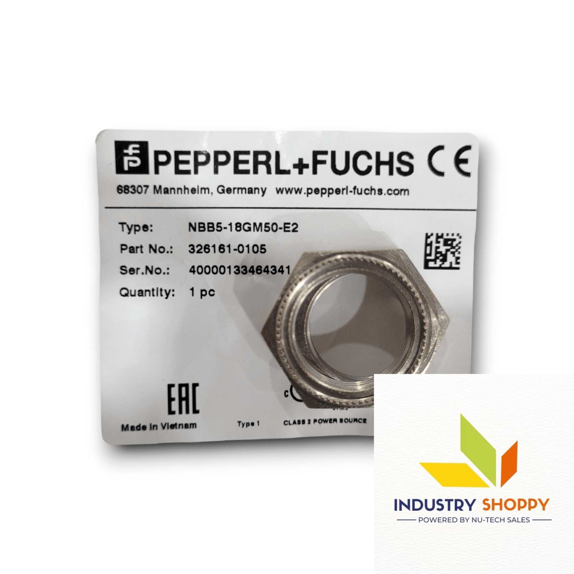 Pepperl + Fuchs NBB5-18GM50-E2 Inductive Sensor