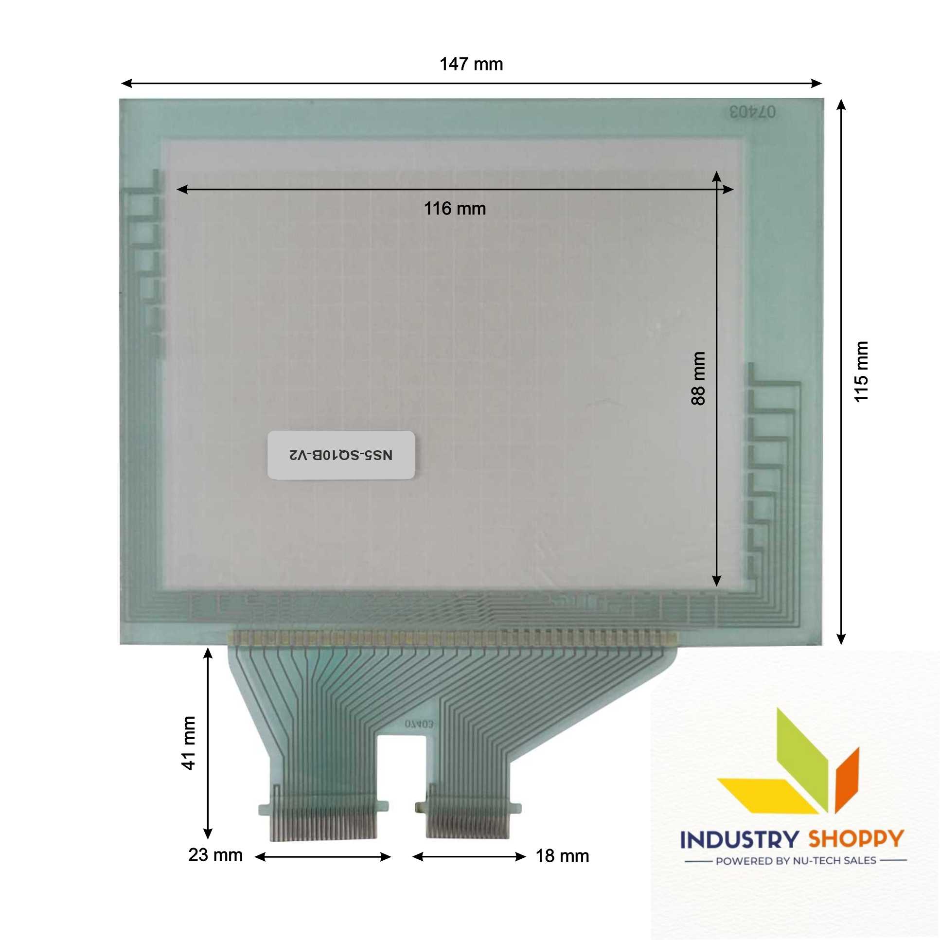 New Touch Screen for Omron NS5-SQ10B-V2 HMI Operator Panel