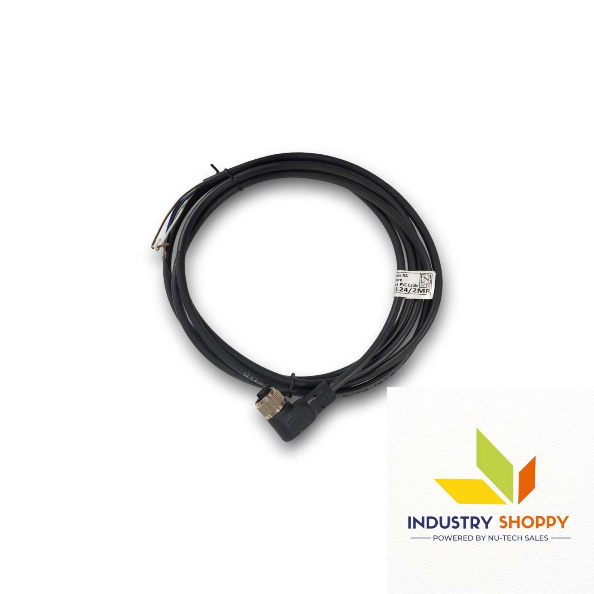 New NTM124/2MR – M12 Female 4Pin Connector Cable