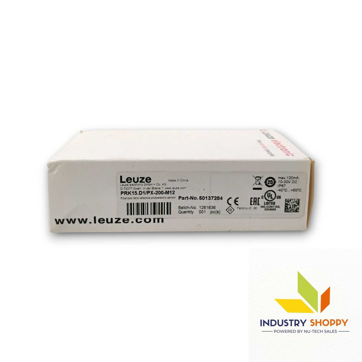 Leuze PRK15.D1/PX-200-M12 Photoelectric Sensor