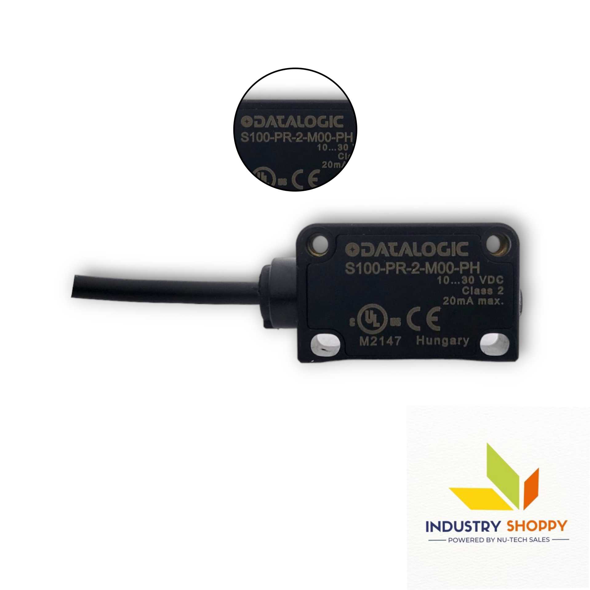 New Datalogic S100-PR-2-M00-PH Photoelectric Sensor