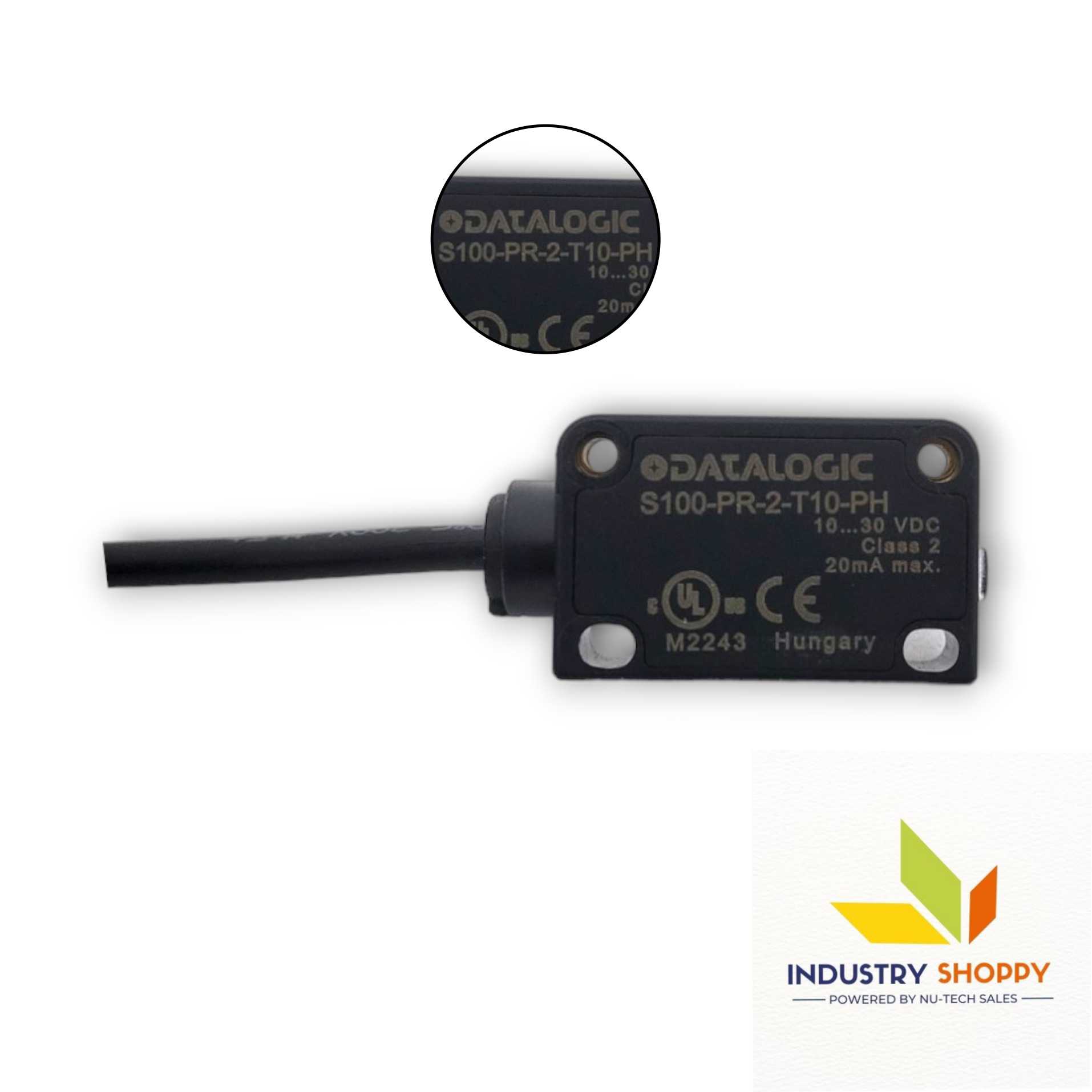 New Datalogic S100-PR-2-T10-PH Photoelectric Sensor