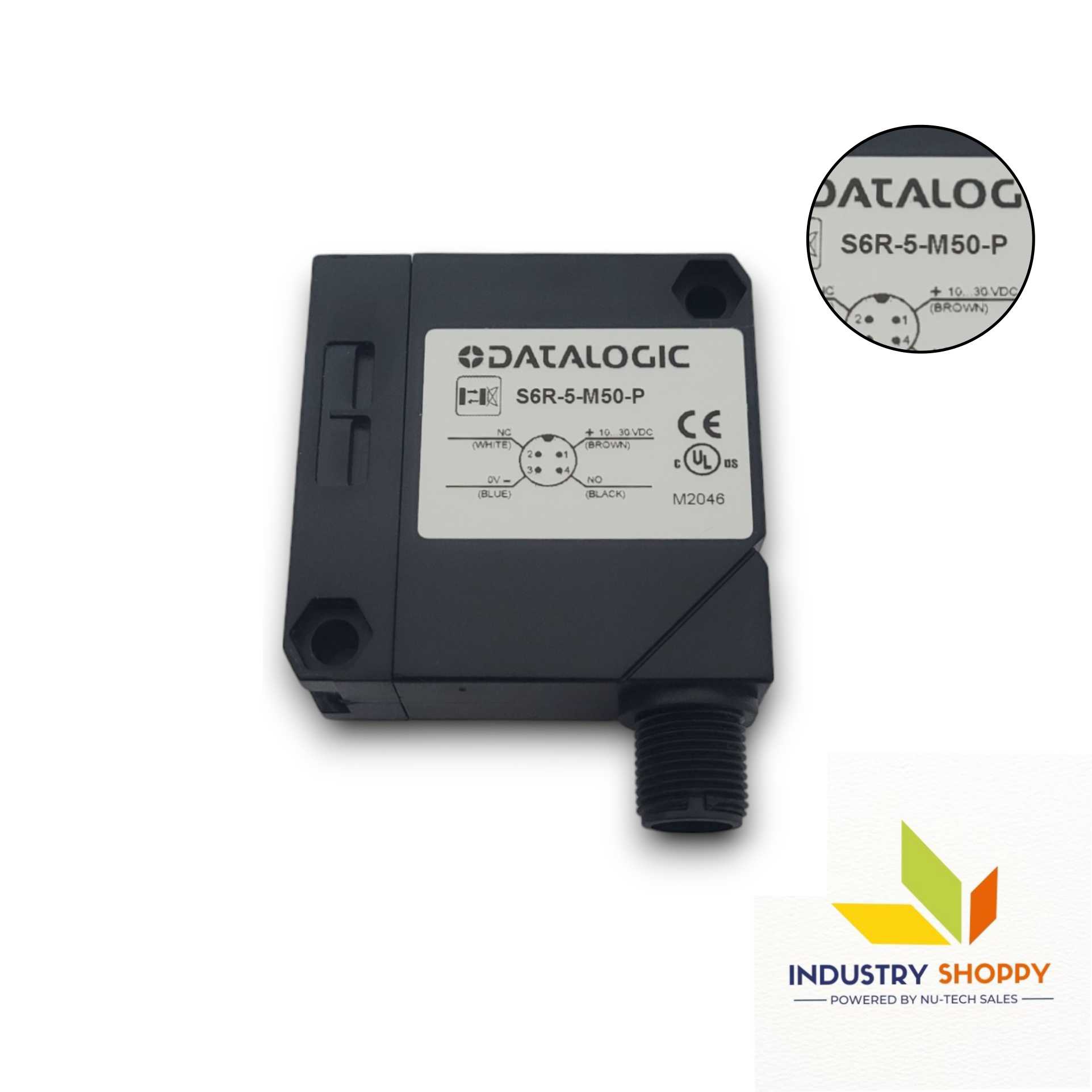 New Datalogic S6R-5-M50-P Photoelectric Sensor