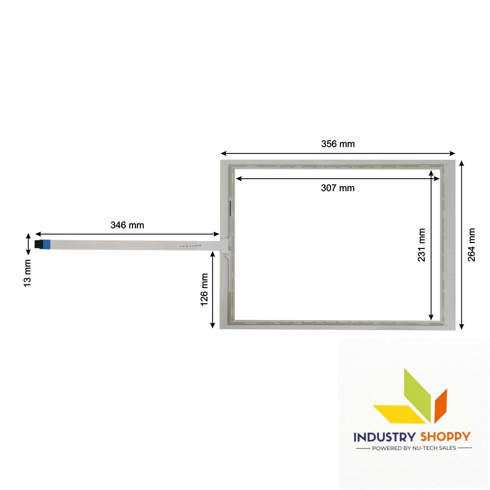 New SCN-AT-FLT-15.1-Z01-0H1-R Touch Screen