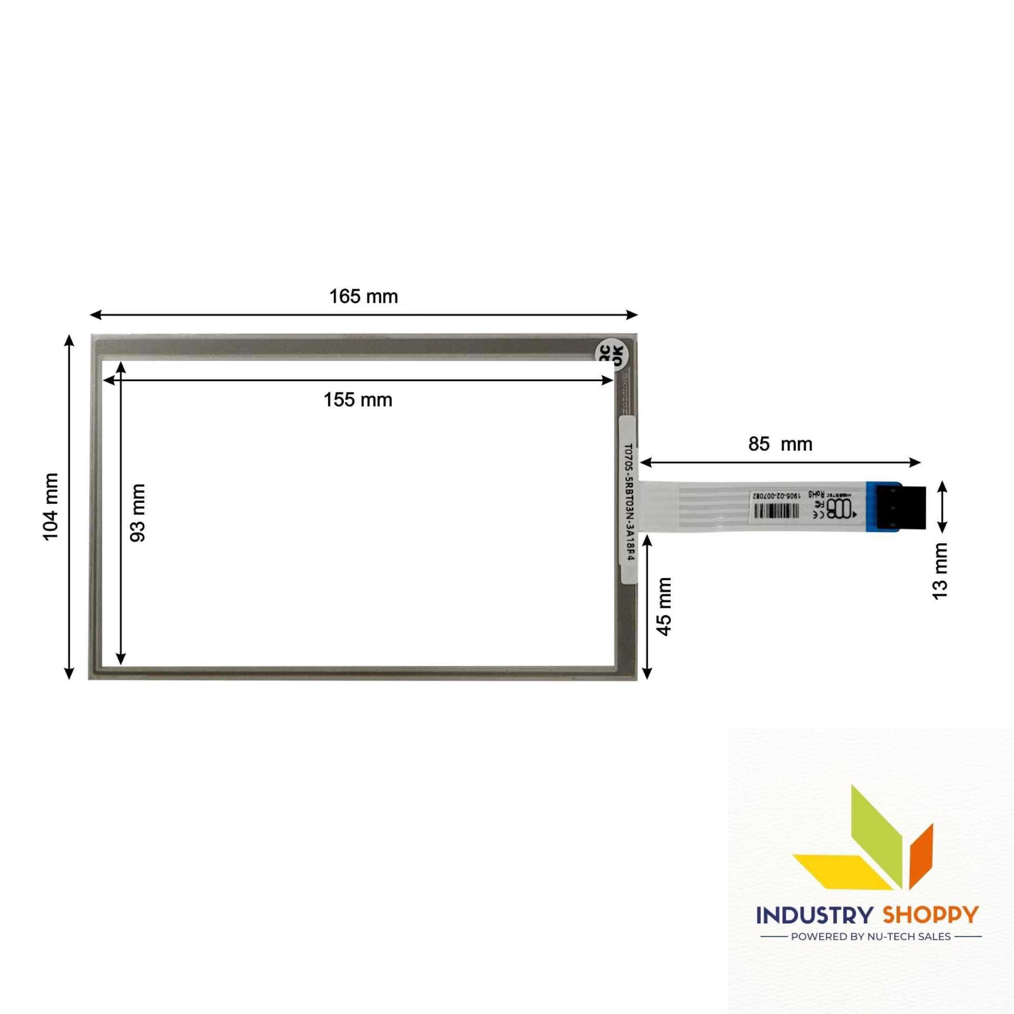 New T070S-5RBT03N-3A18R4 Touch Screen