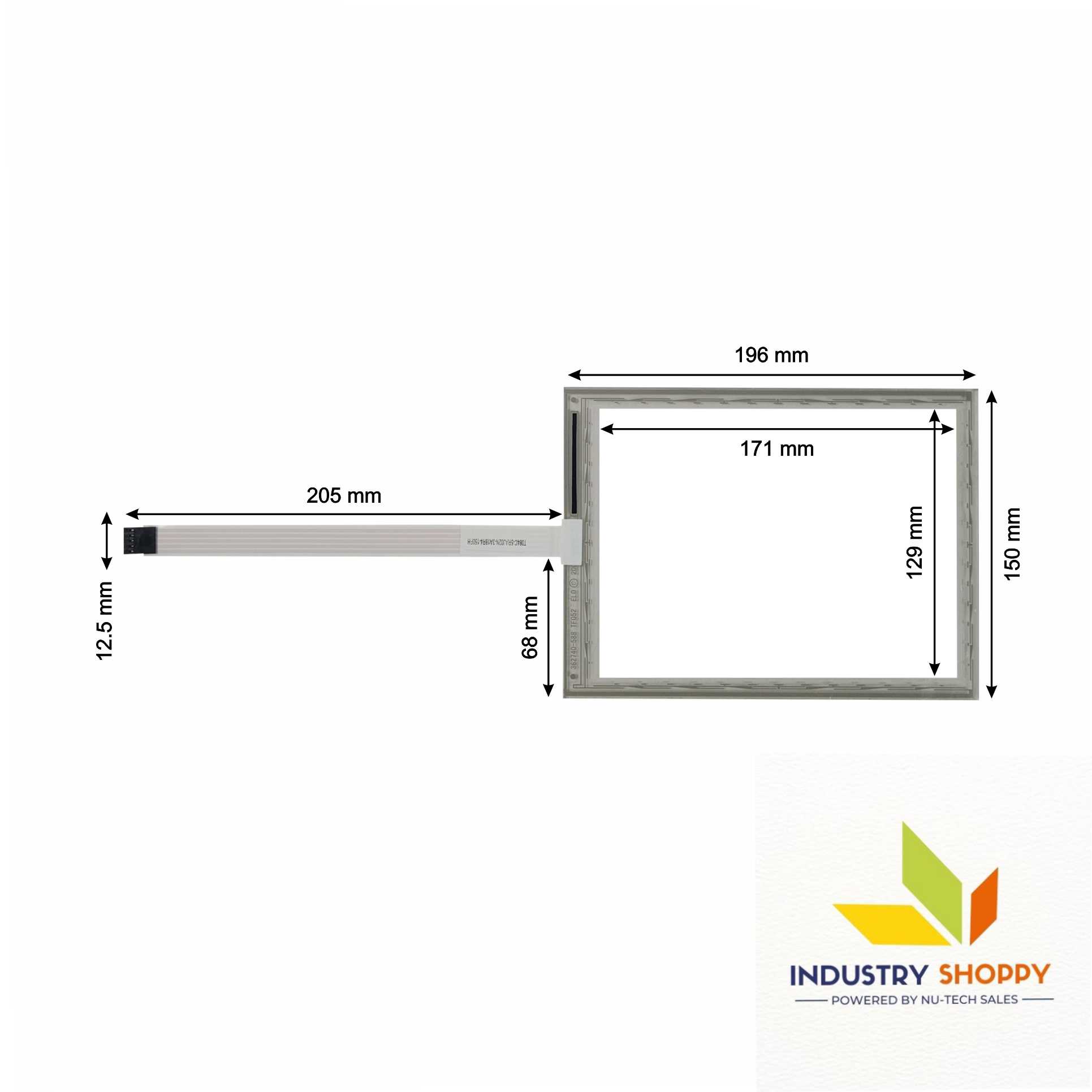 New T084C-5RAJ02N-3A18R4-150FH Touch Screen