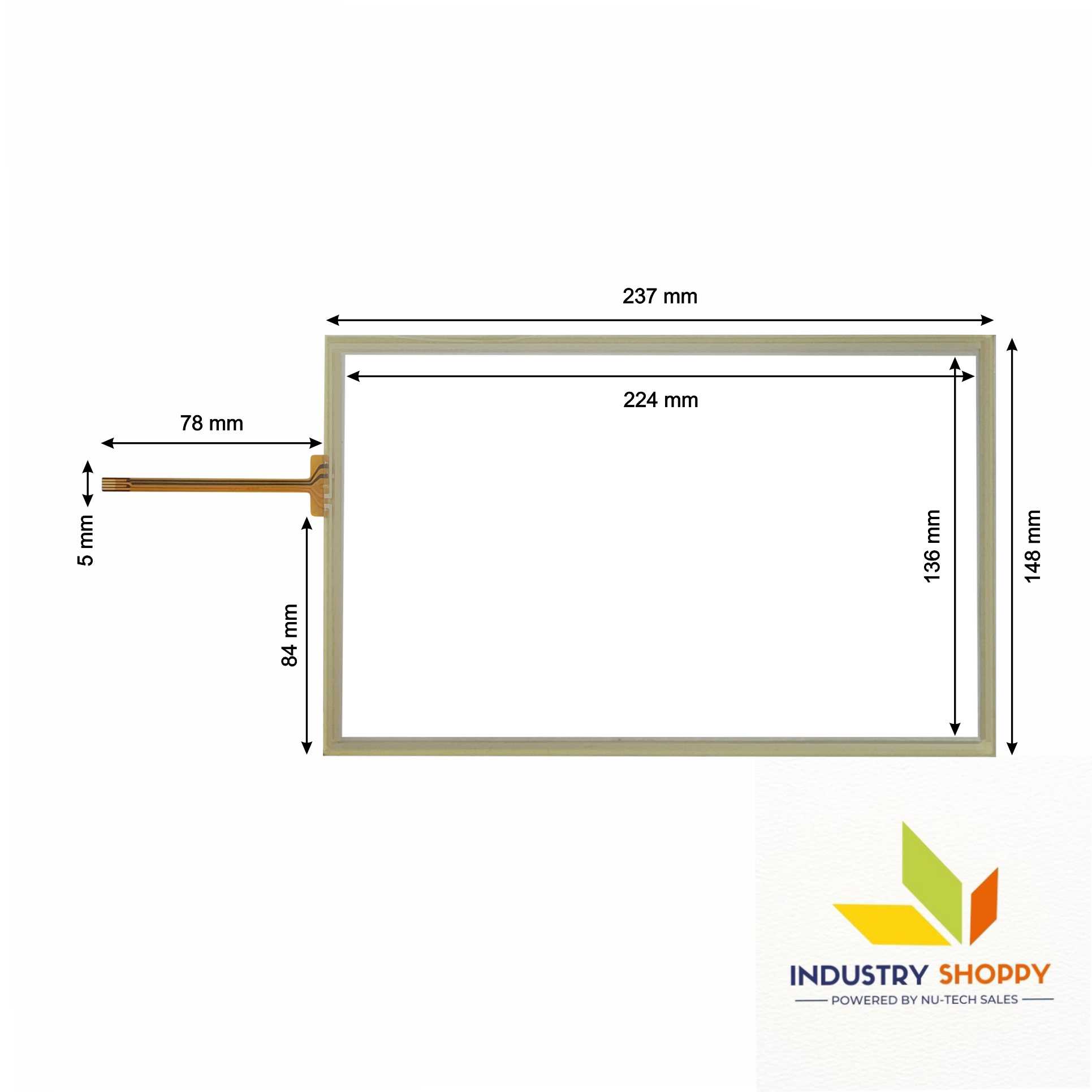 New Touch Screen for Weinview TK6102I HMI Operator Panel