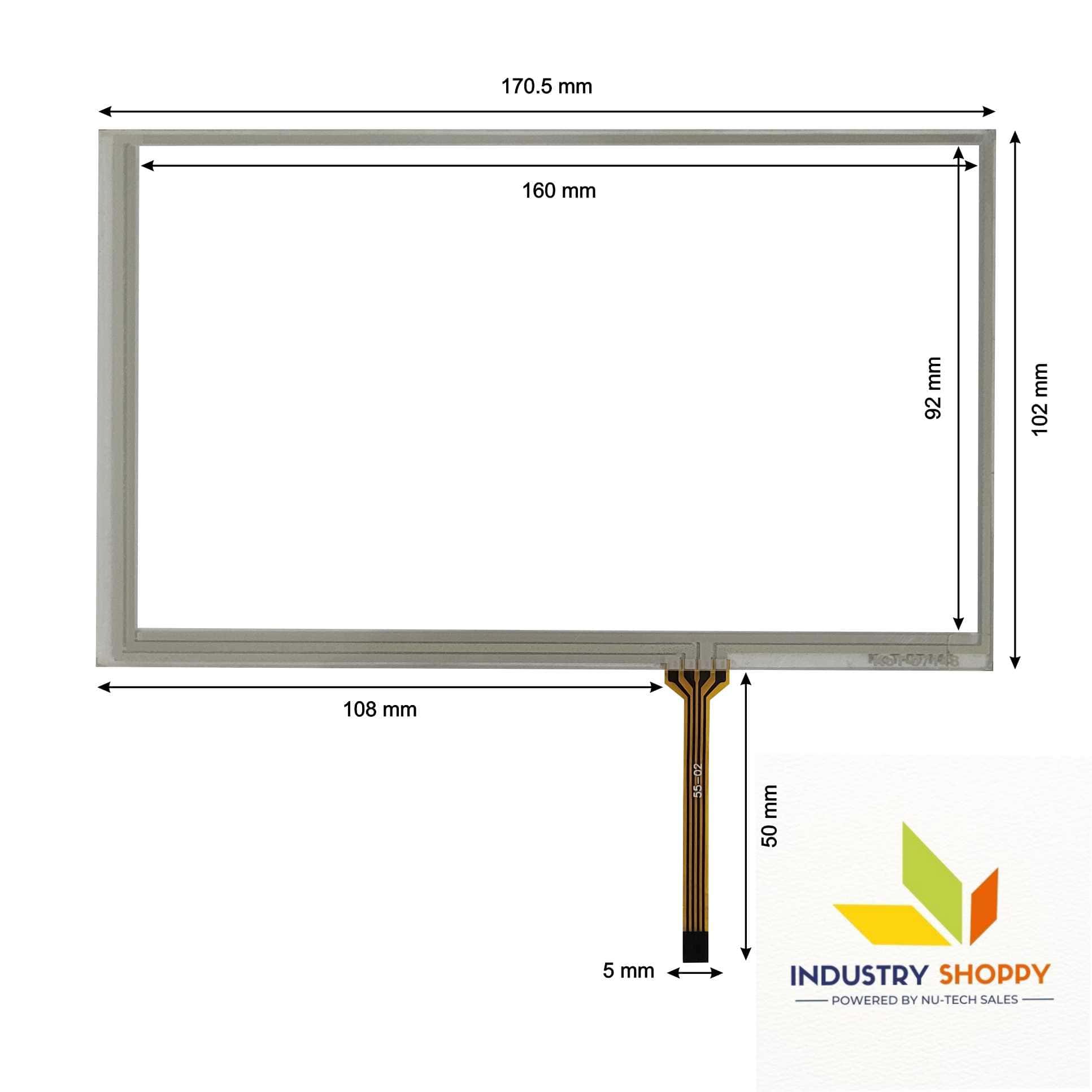 New Touch Screen For Mitsubishi GT2507-WTBD HMI Operator Panel