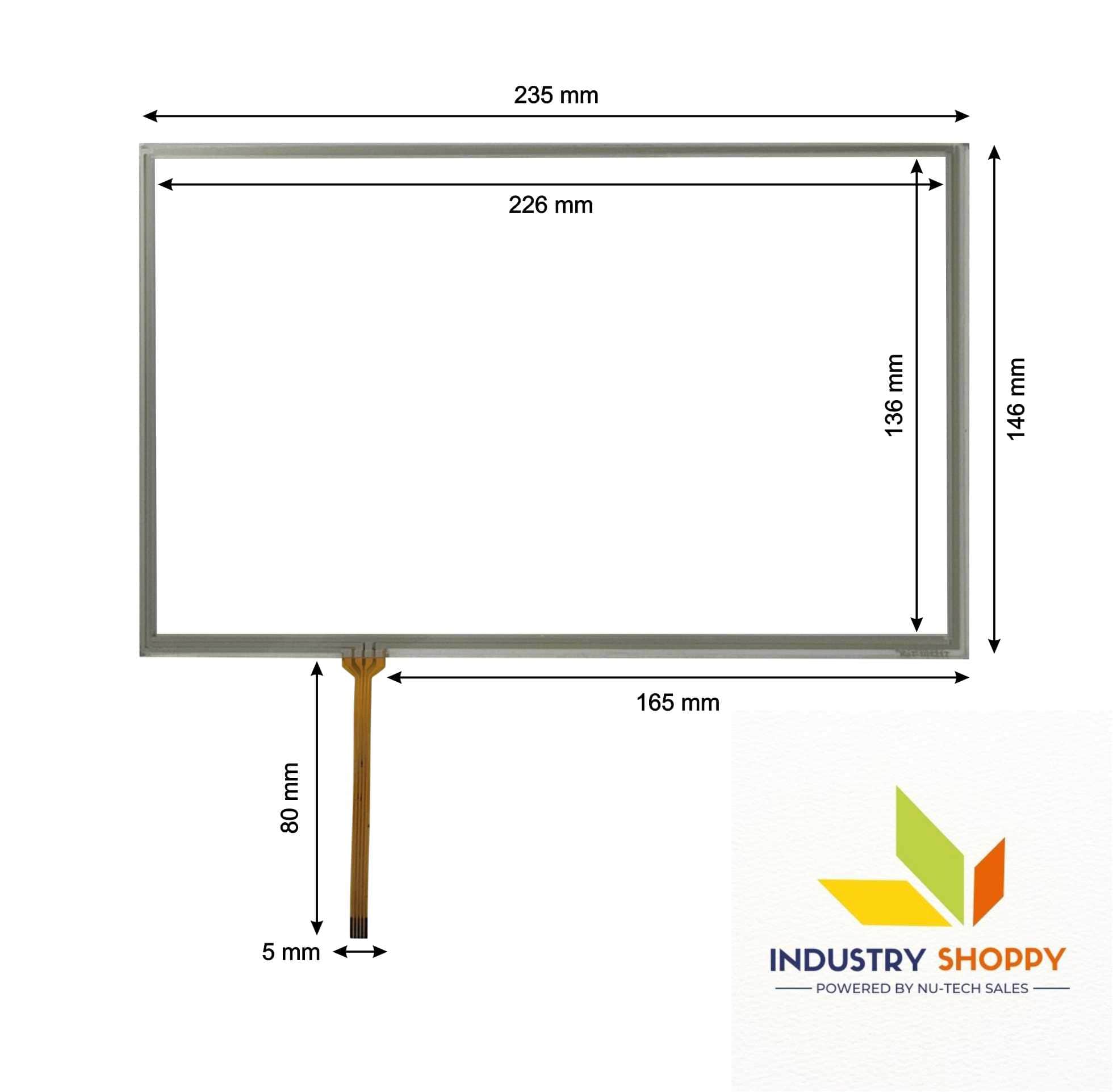 New Touch Screen for MCGS TPC1061Ti HMI Operator Panel