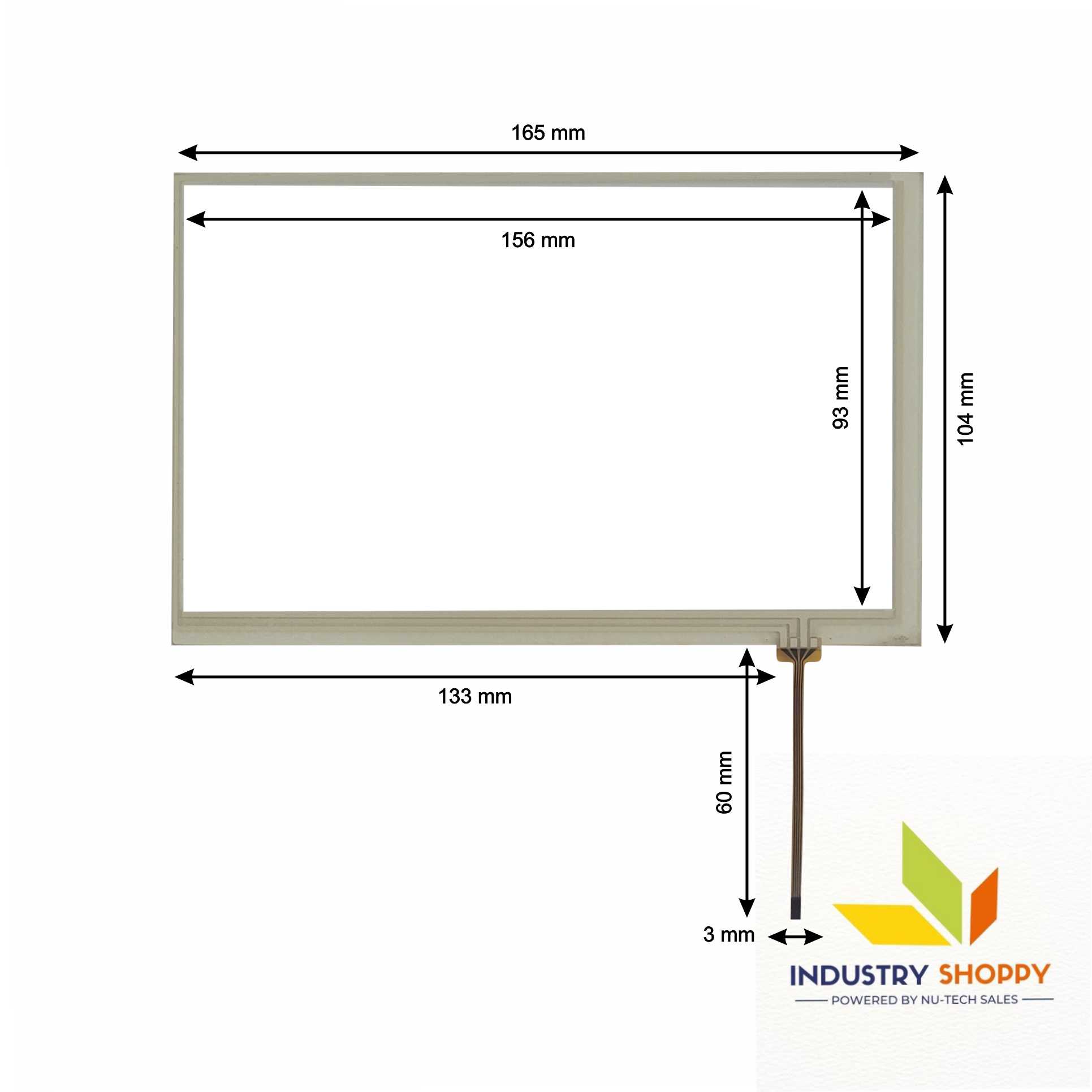 New TPR-070A062 Touch Screen