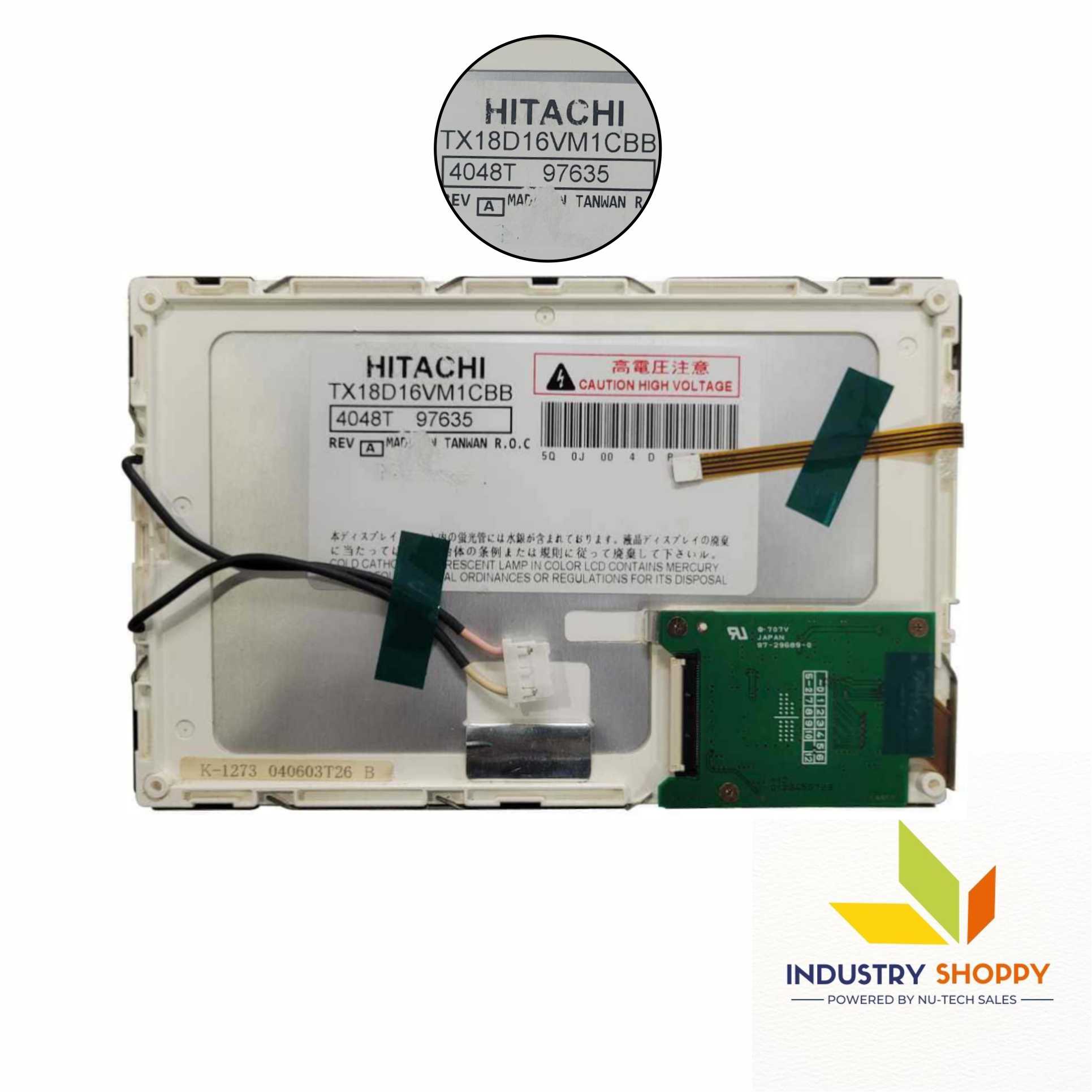 Hitachi TX18D16VM1CBB LCD Module with Touch Screen