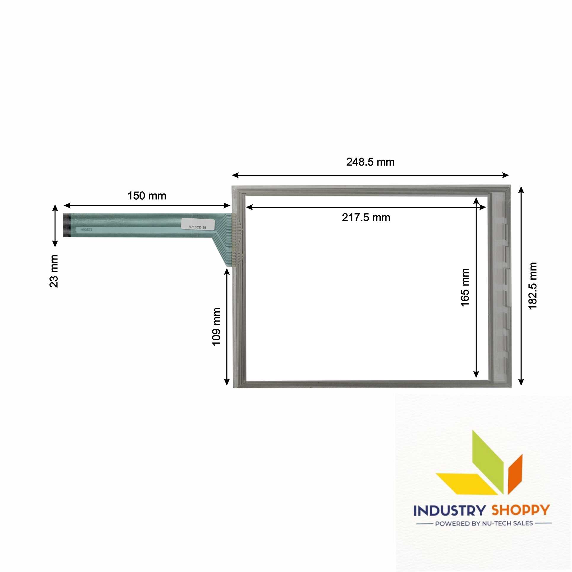 New Touch Screen for Monitouch V710CD-38 HMI Operator Panel