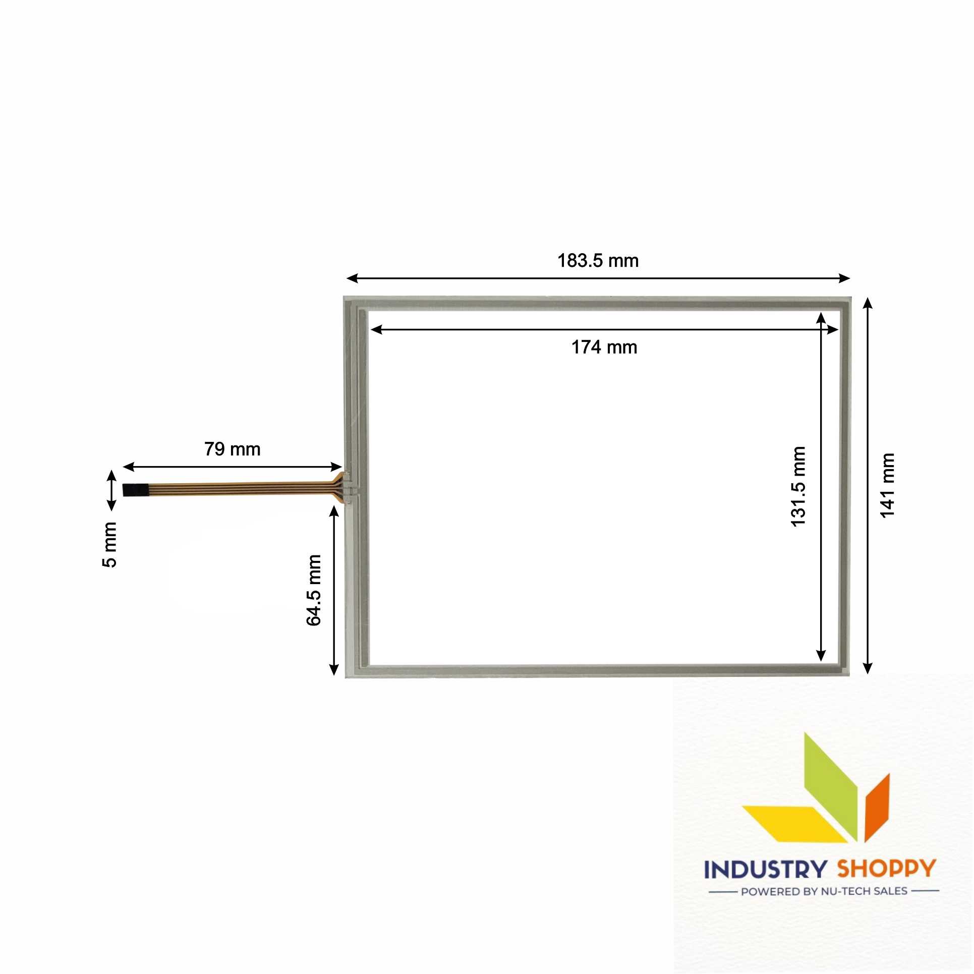 New Touch Screen for Fuji Electric V9080ICD HMI Operator Panel