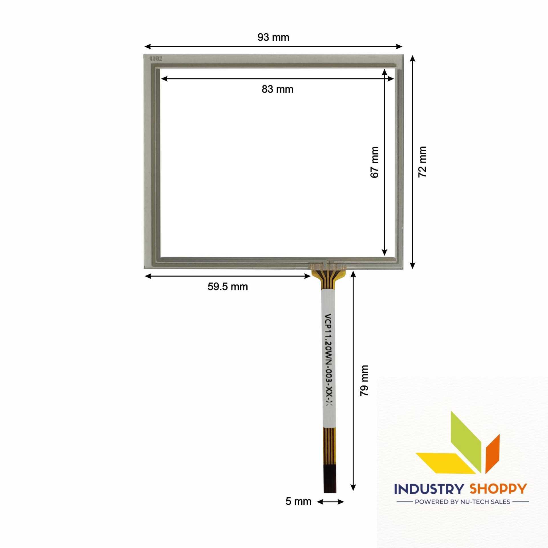 New VCP11.20WN-003-XX-X Touch Screen