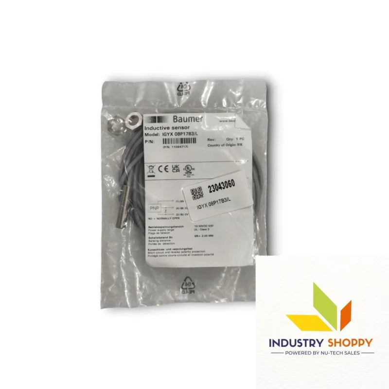Baumer IGYX08P17B3/L Proximity Sensor