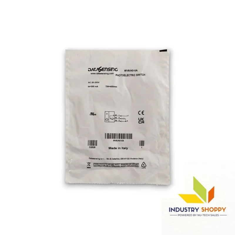 Datasensing MV6/A0-0A Photoelectric Sensor
