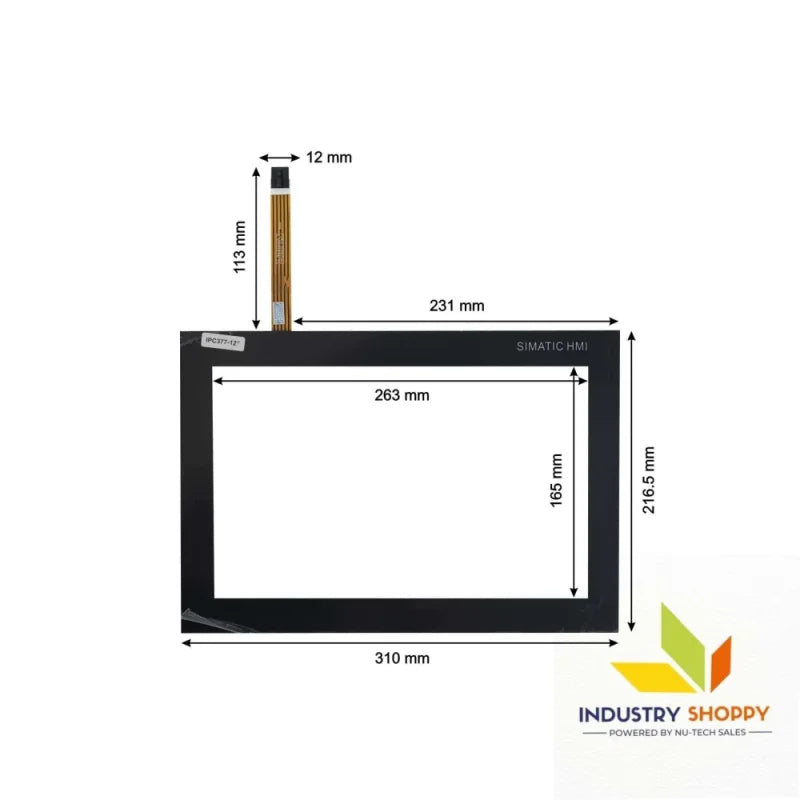 IPC377-12’’ With Pro-Sticker Touch Screen